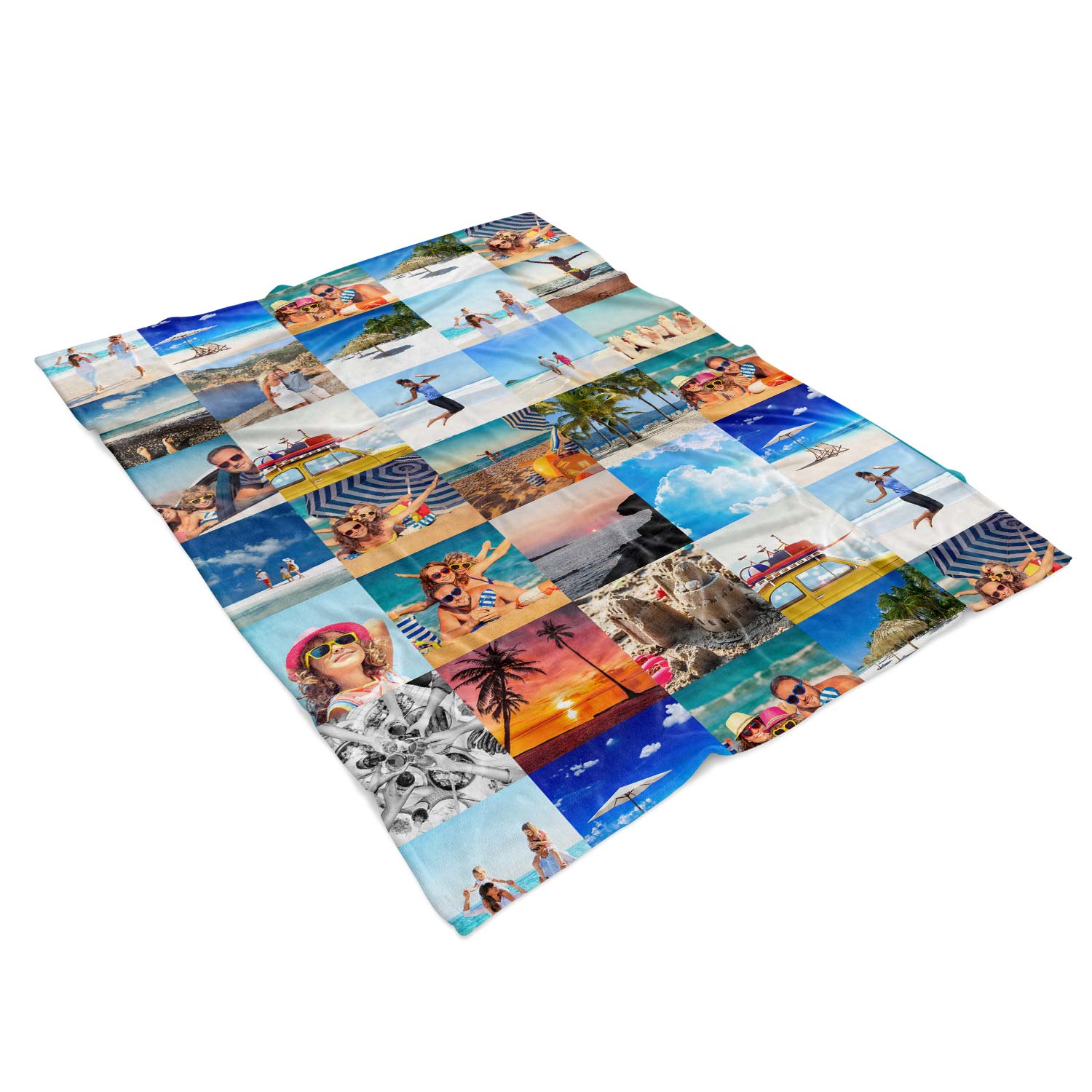 All Over Photo Collage Personalised Blanket
