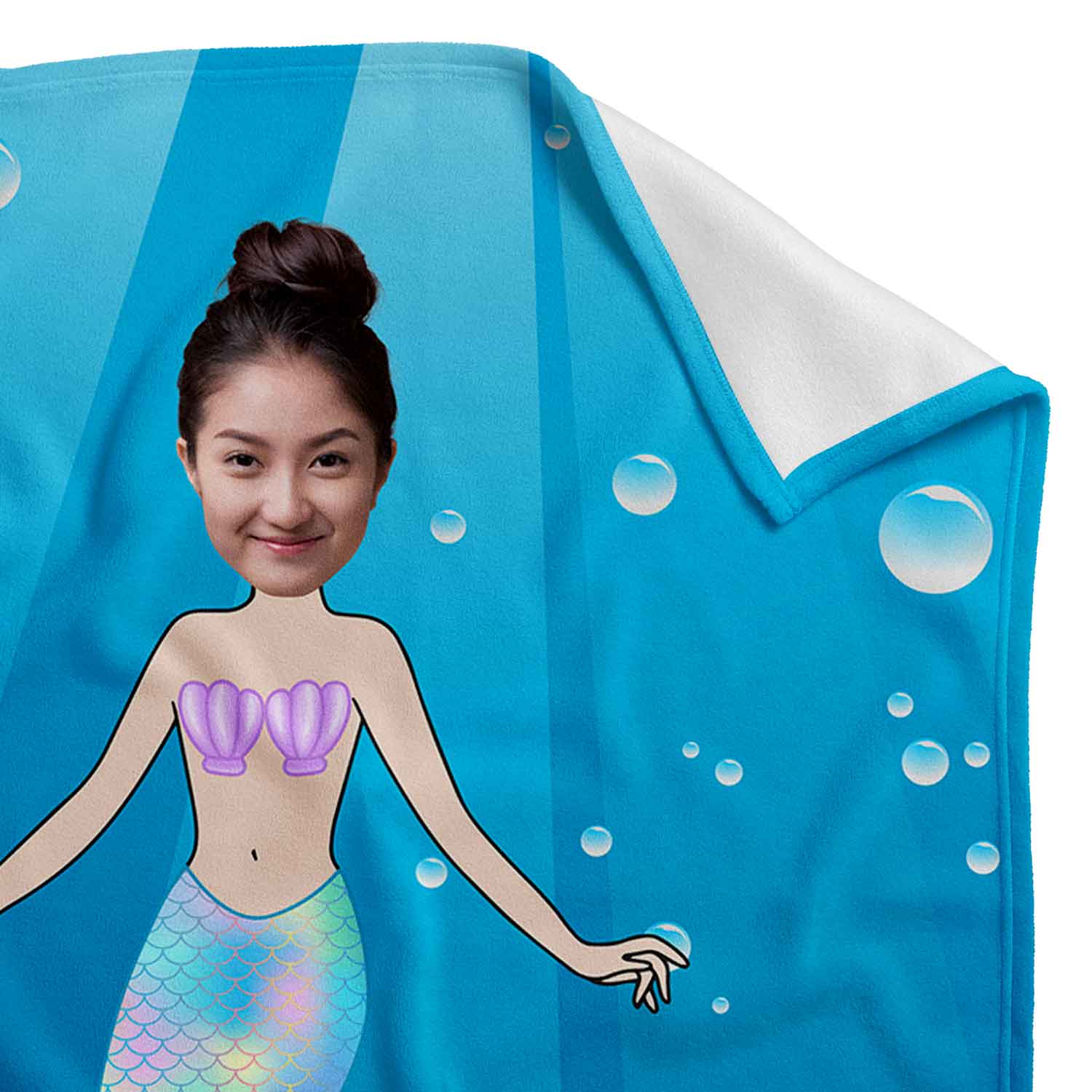 Mermaid Personalised Blanket