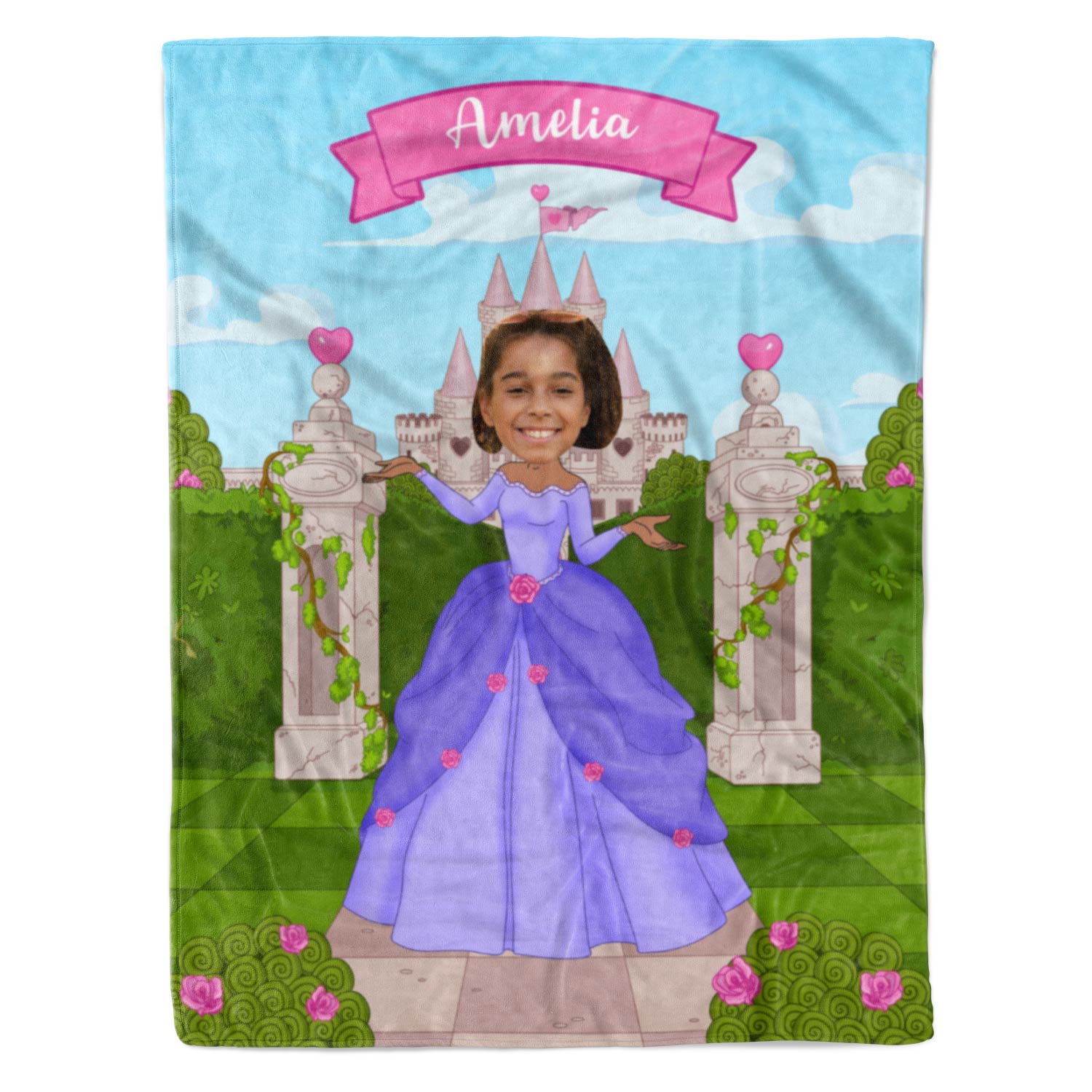 Princess (Name) Personalised Blanket