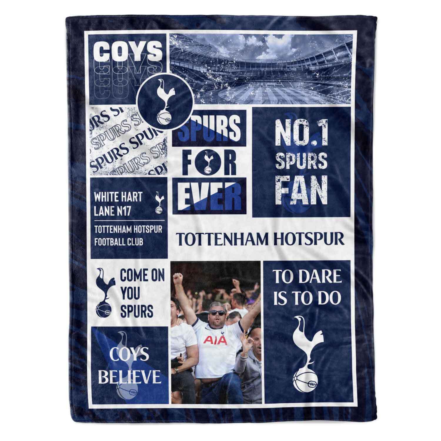 tottenham hotspur blanket