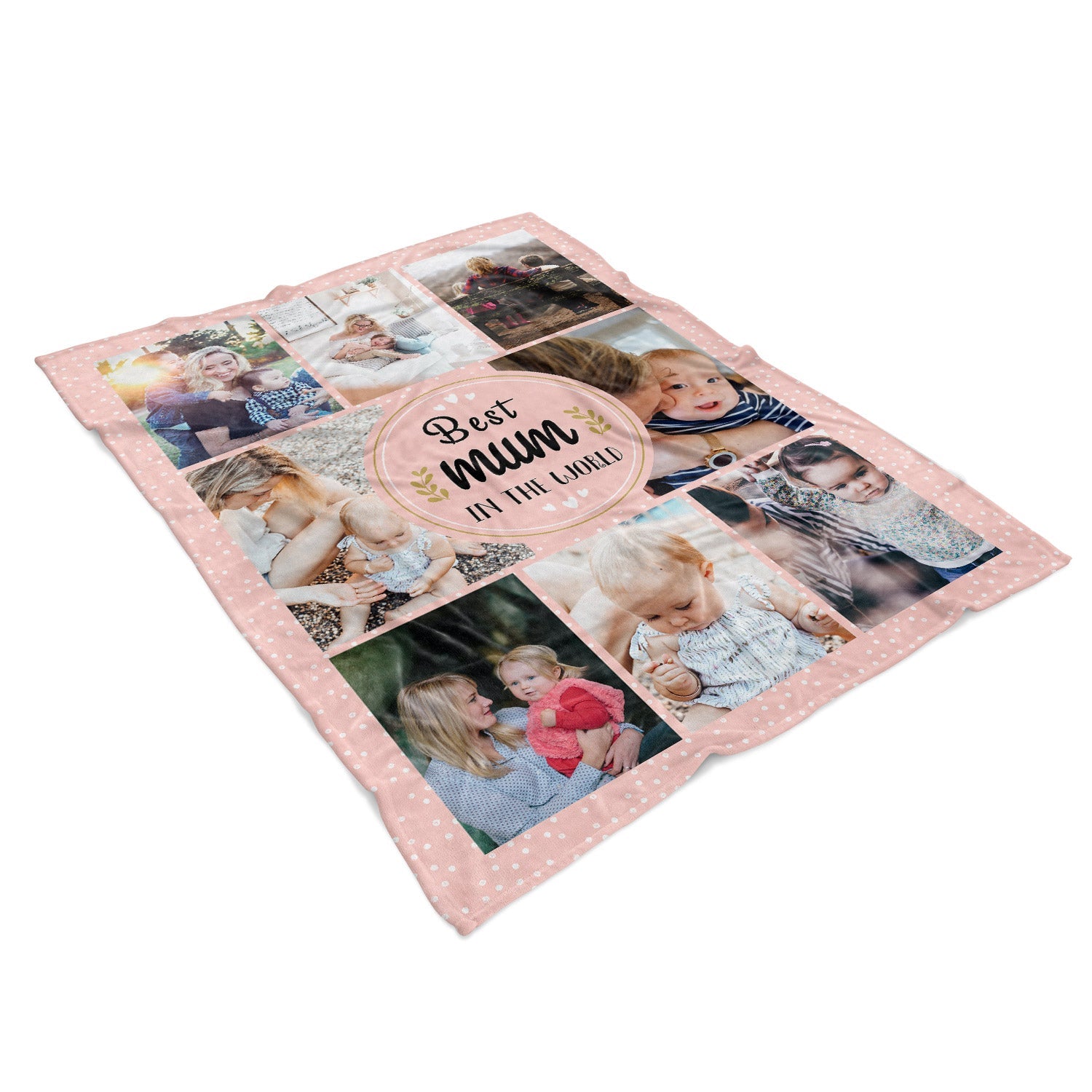 Best Mum In The World Personalised Blanket