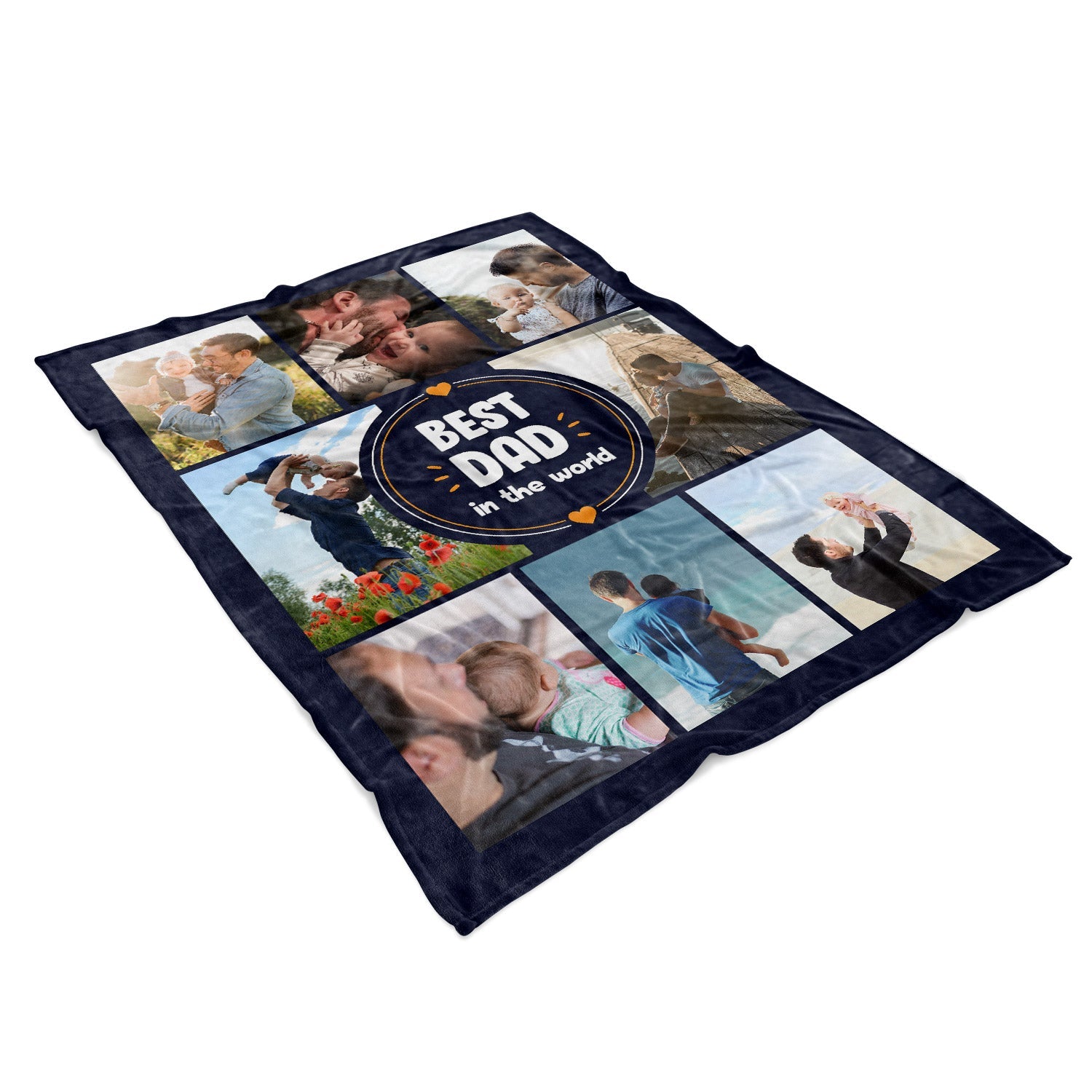 Best Dad In The World Personalised Blanket