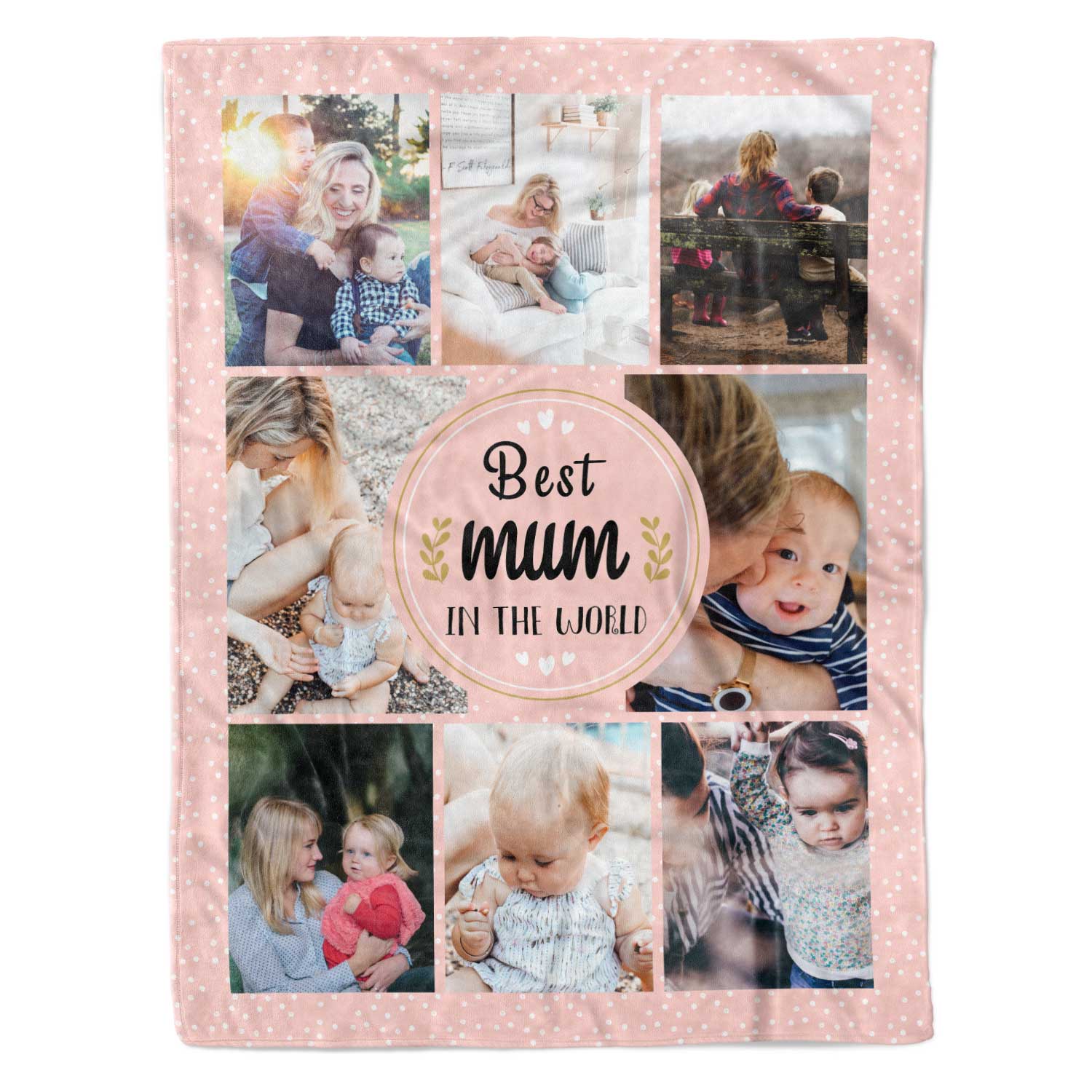 Best Mum In The World Personalised Blanket