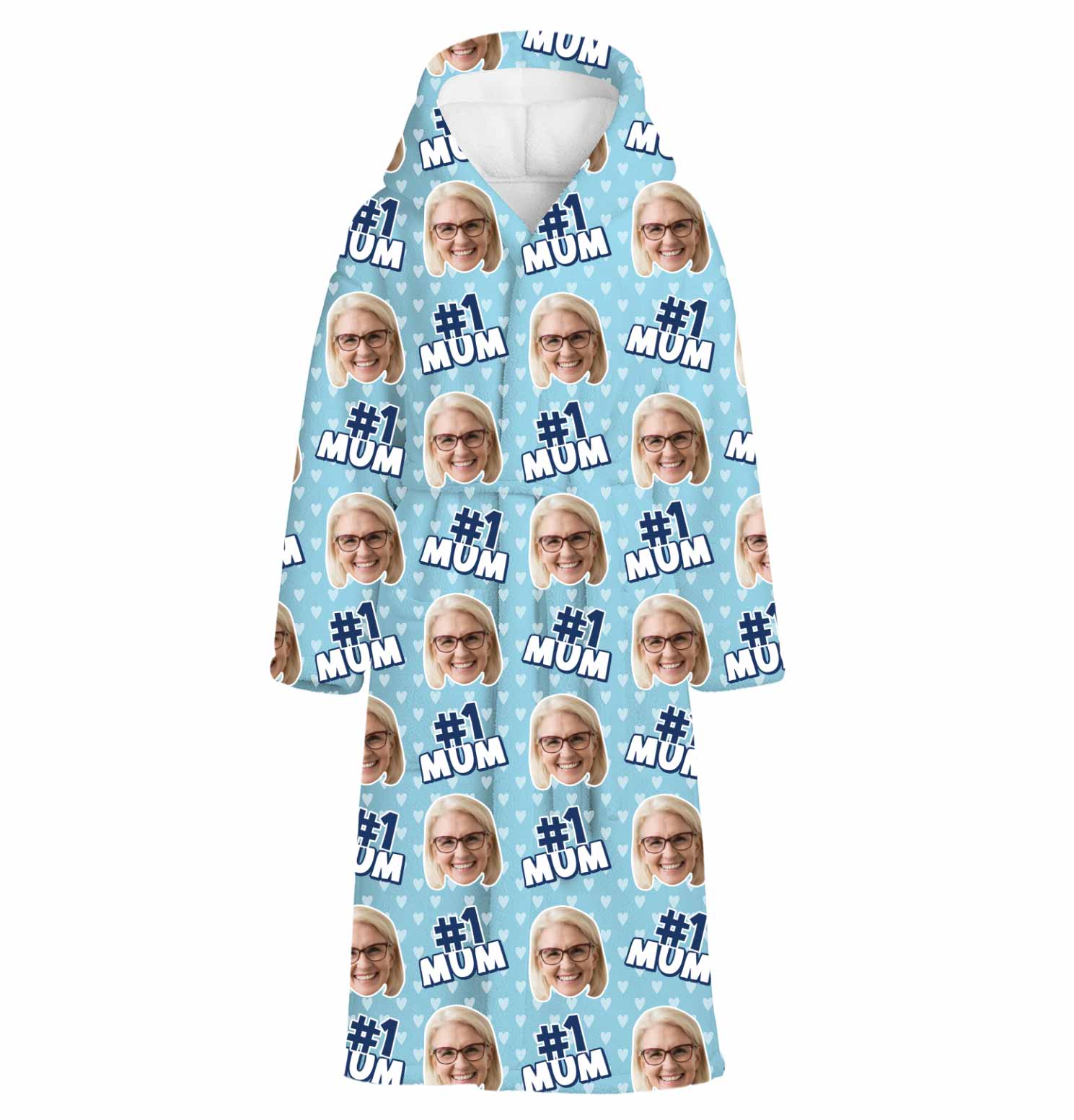 Number 1 Mum Personalised Dressing Gown