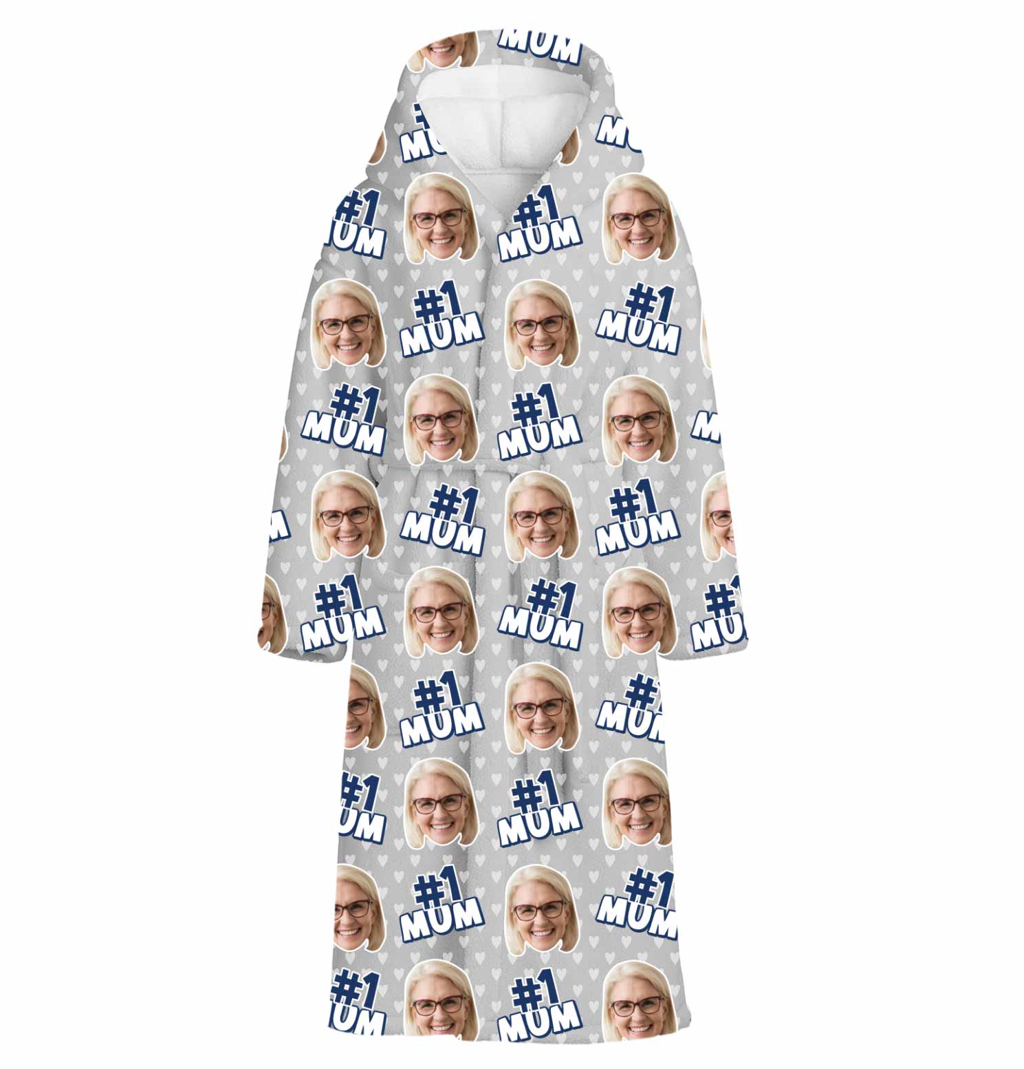 Number 1 Mum Personalised Dressing Gown