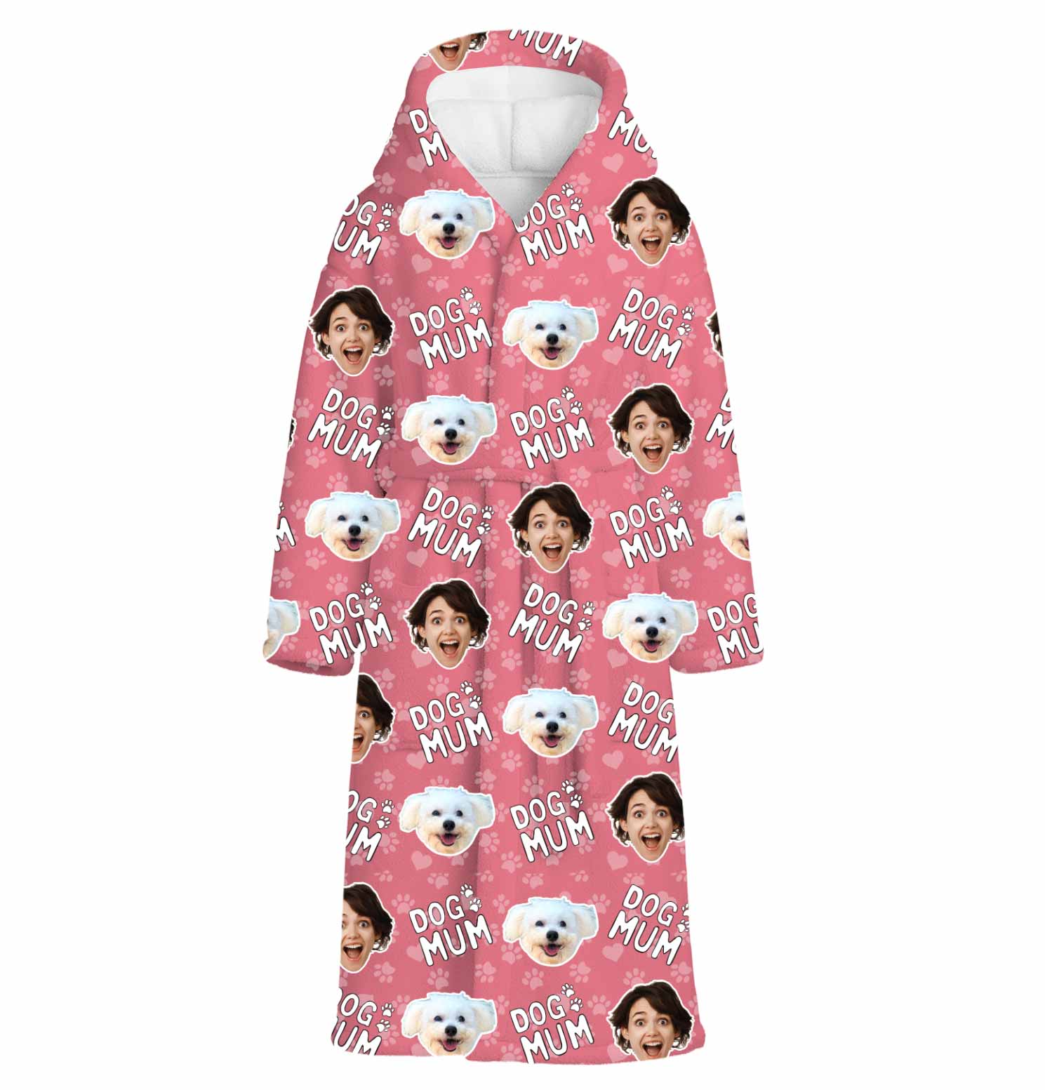 Dog Mum Personalised Dressing Gown