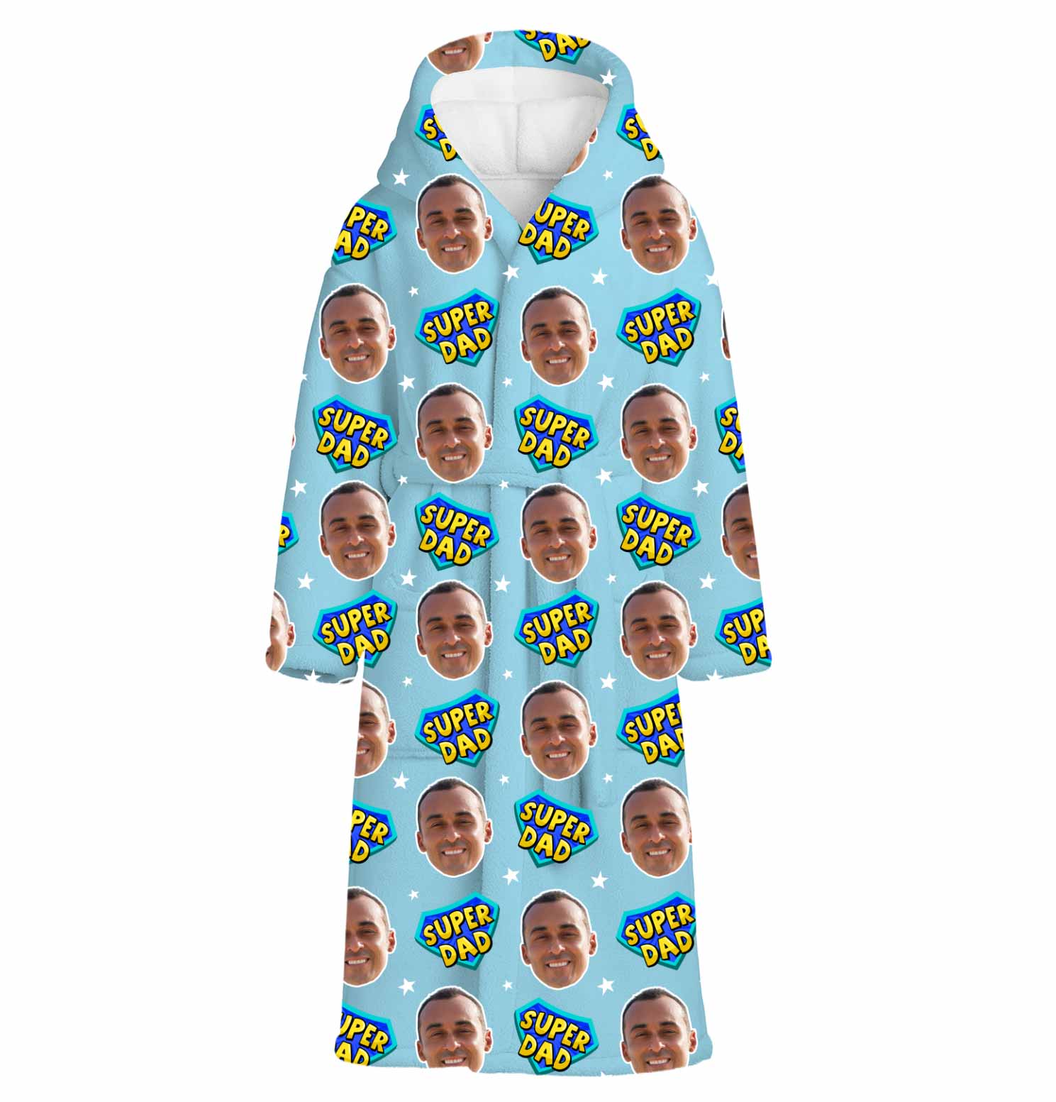 Super Dad Personalised Dressing Gown