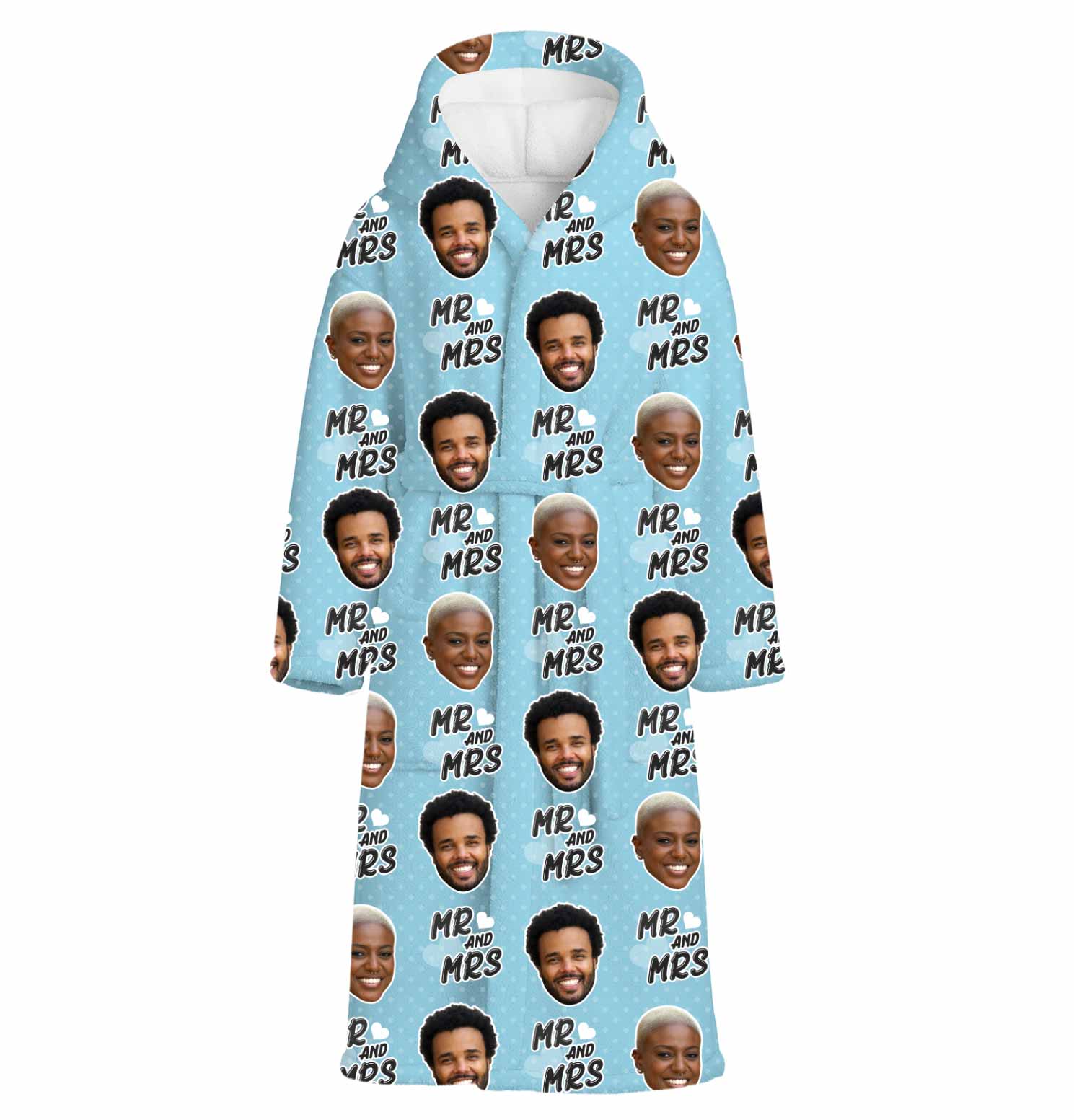 Mr & Mrs Personalised Dressing Gown