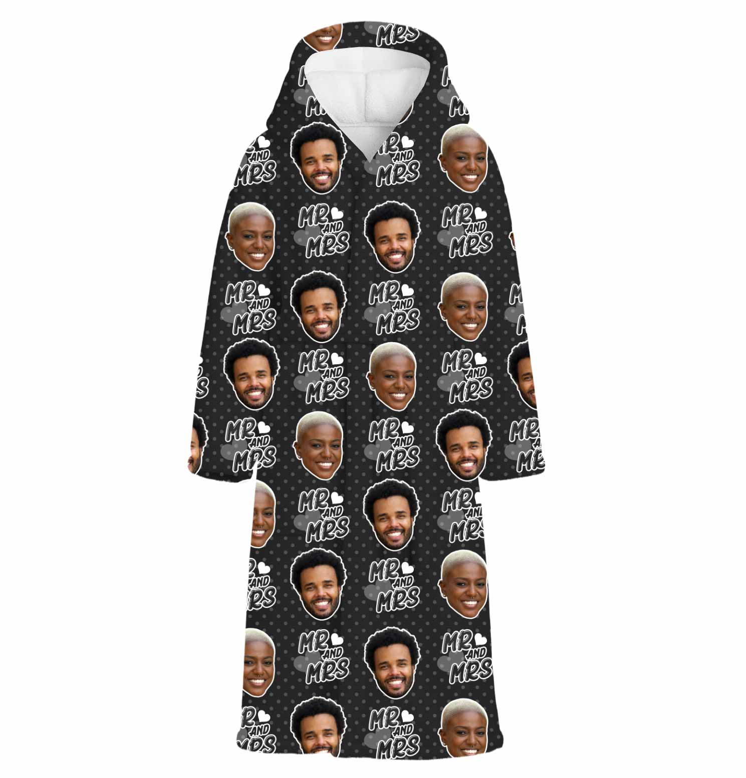 Mr & Mrs Personalised Dressing Gown