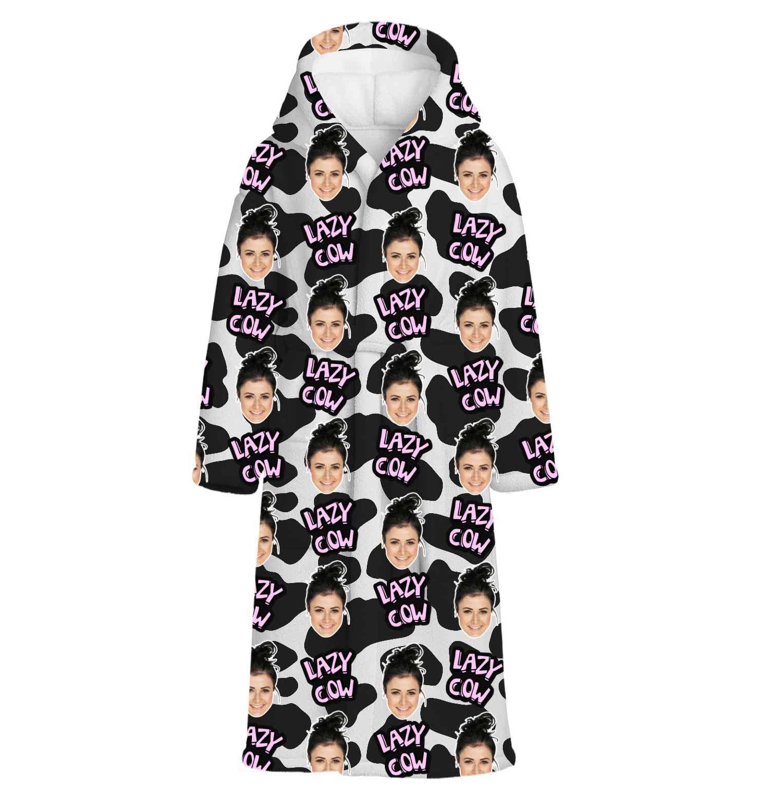 Lazy Cow Personalised Dressing Gown