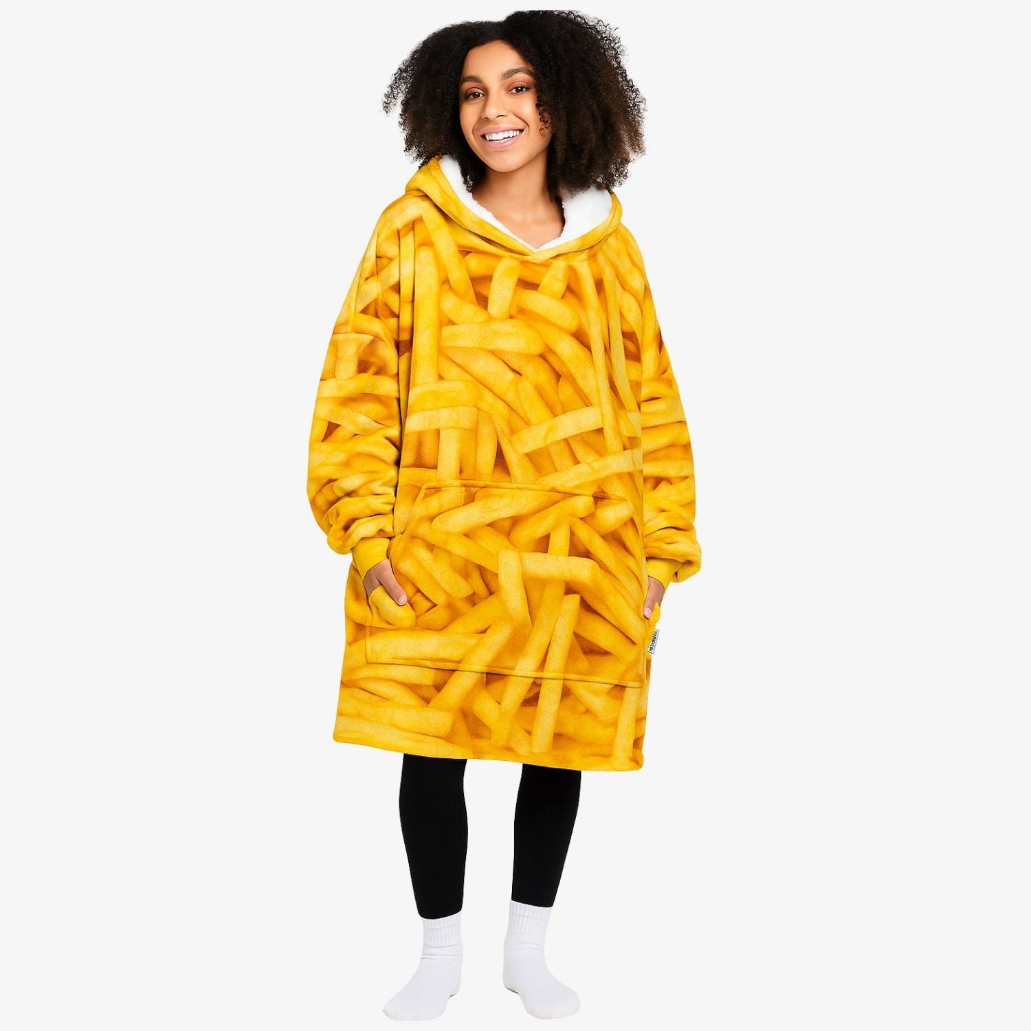Fries Adult Chillzy Hoodie Blanket