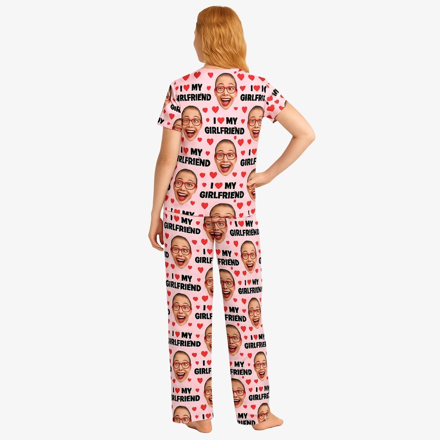 Women's I Love My Girlfriend Pyjamas - Trouser Set