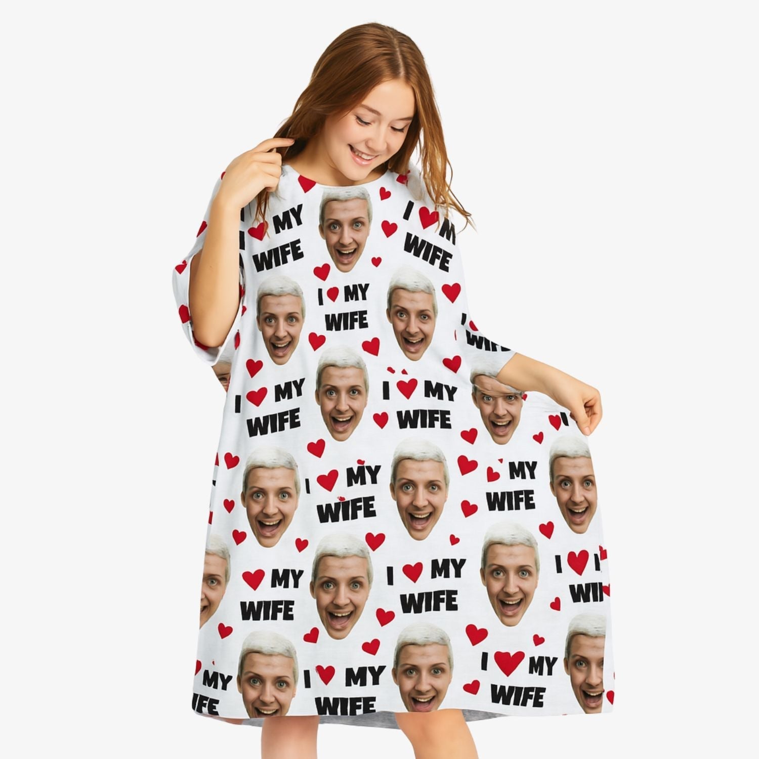 I Love My Wife Custom Sleep Tee