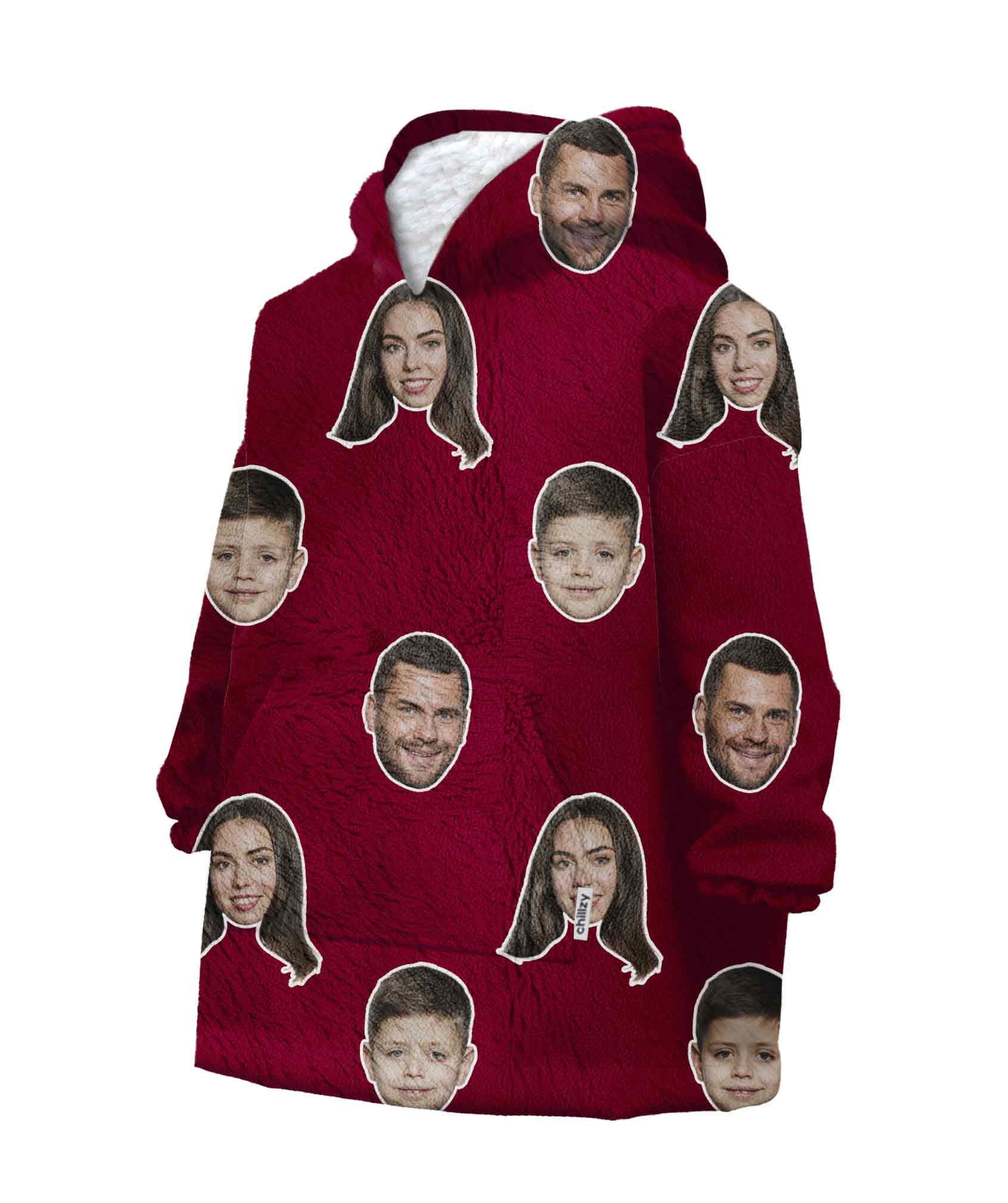 Family Kids Hoodie Blanket