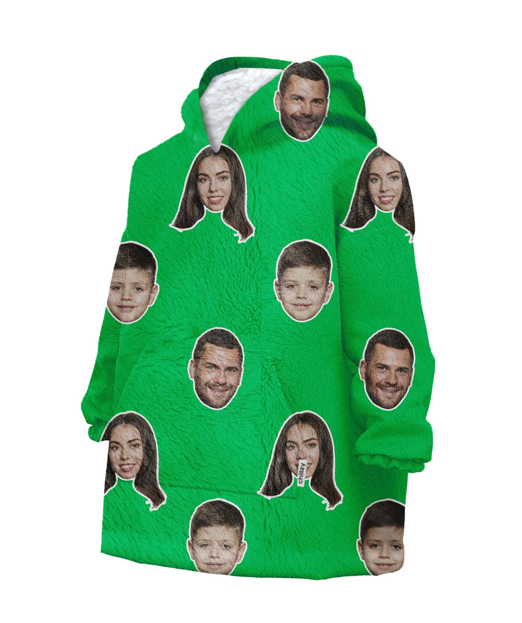 Family Kids Hoodie Blanket