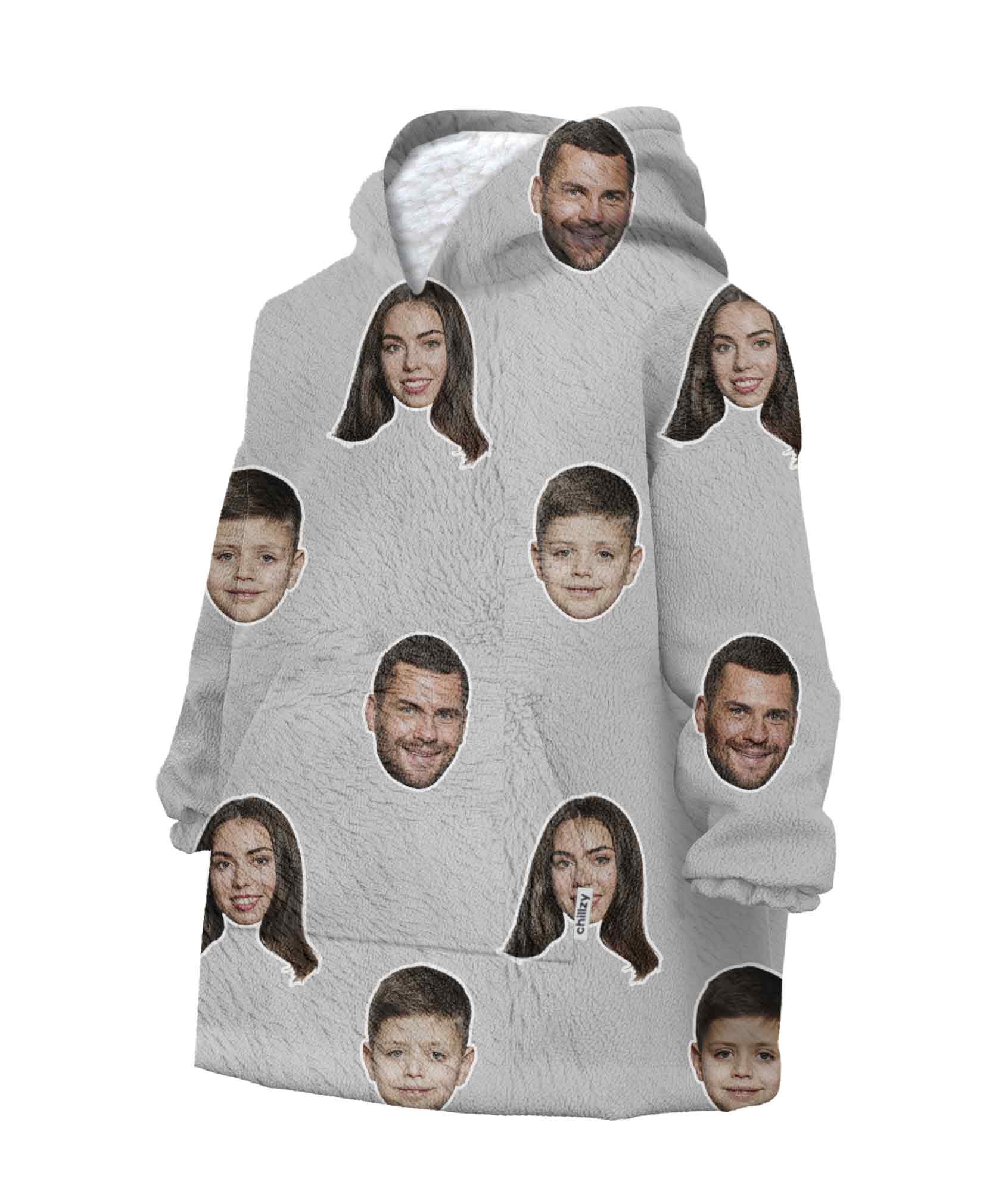 Family Kids Hoodie Blanket