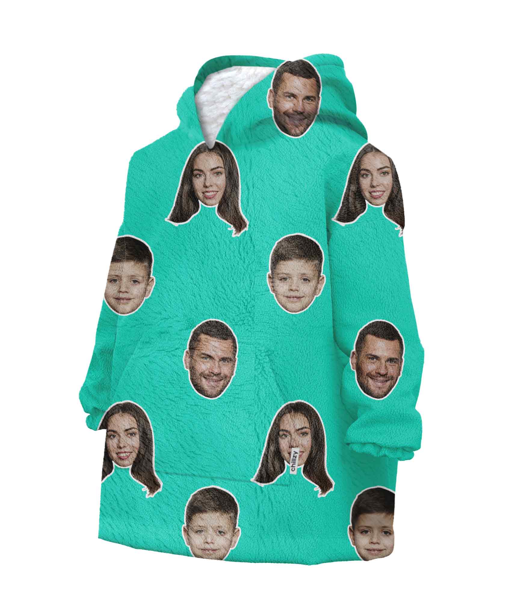 Family Kids Hoodie Blanket