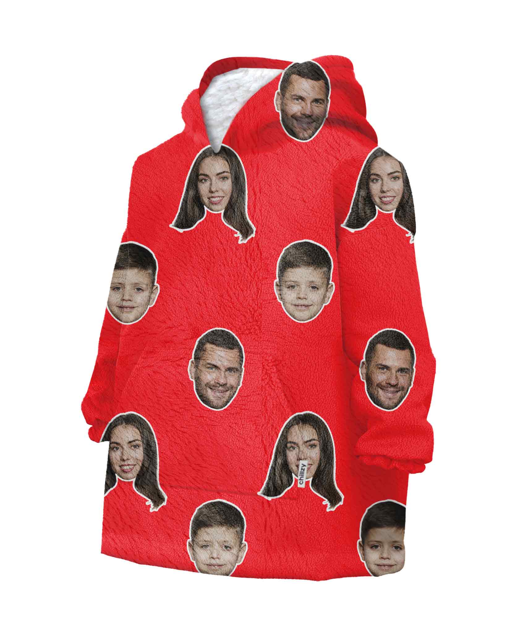 Family Kids Hoodie Blanket