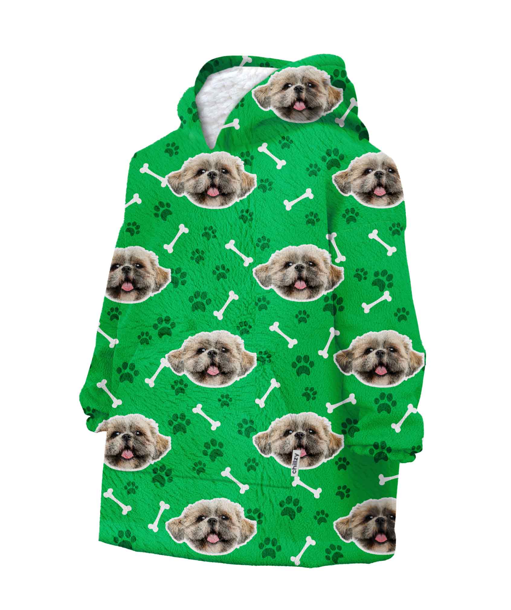 Your Dog Chillzy Kids Hoodie Blanket