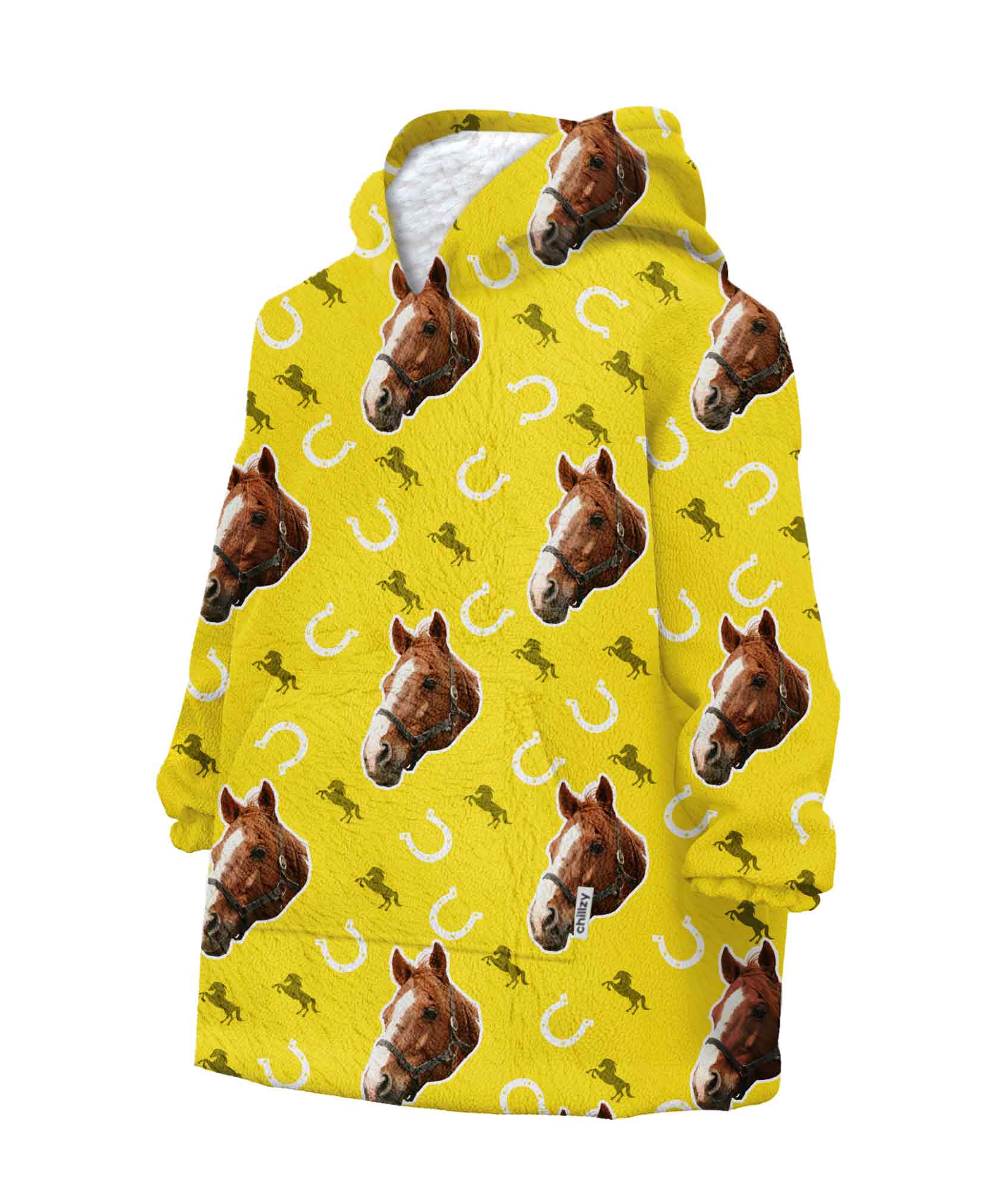 Your Horse Chillzy Kids Hoodie Blanket