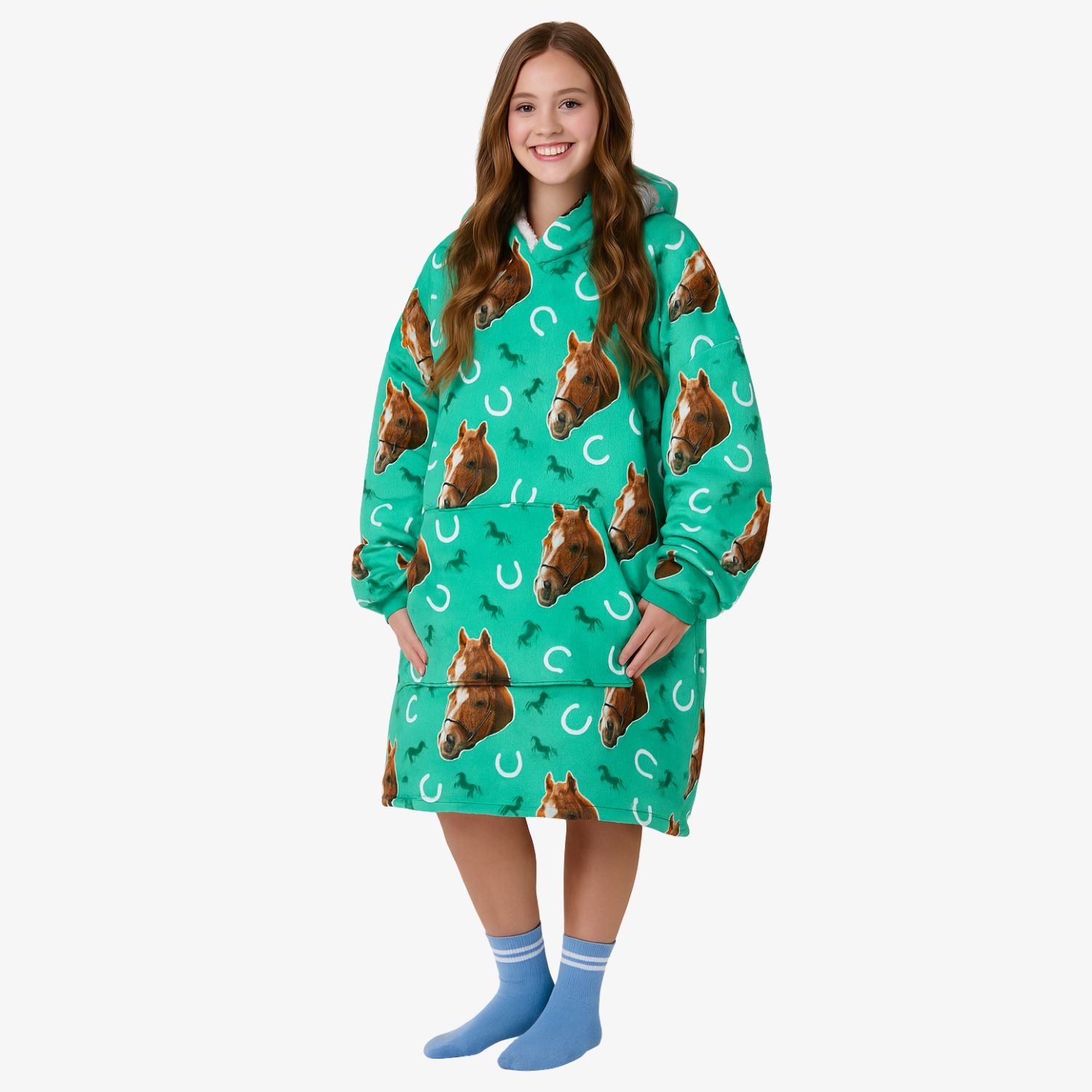 Your Horse Chillzy Kids Hoodie Blanket
