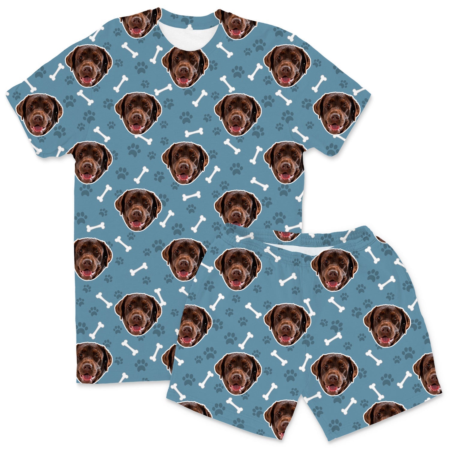 Your Dog Men's Personalised Pyjamas - Shorts Set