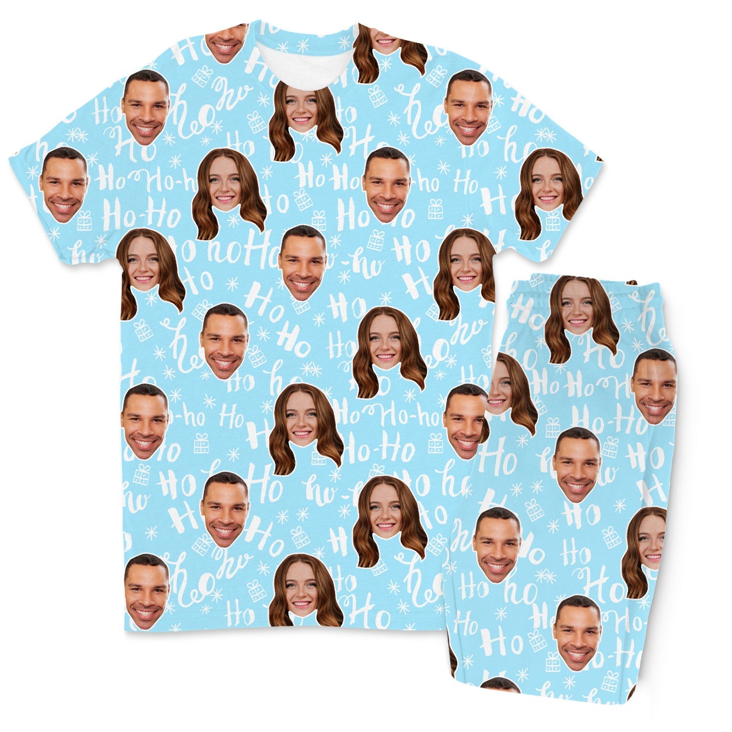 Ho Ho Ho Custom Men's PJ Trousers Set