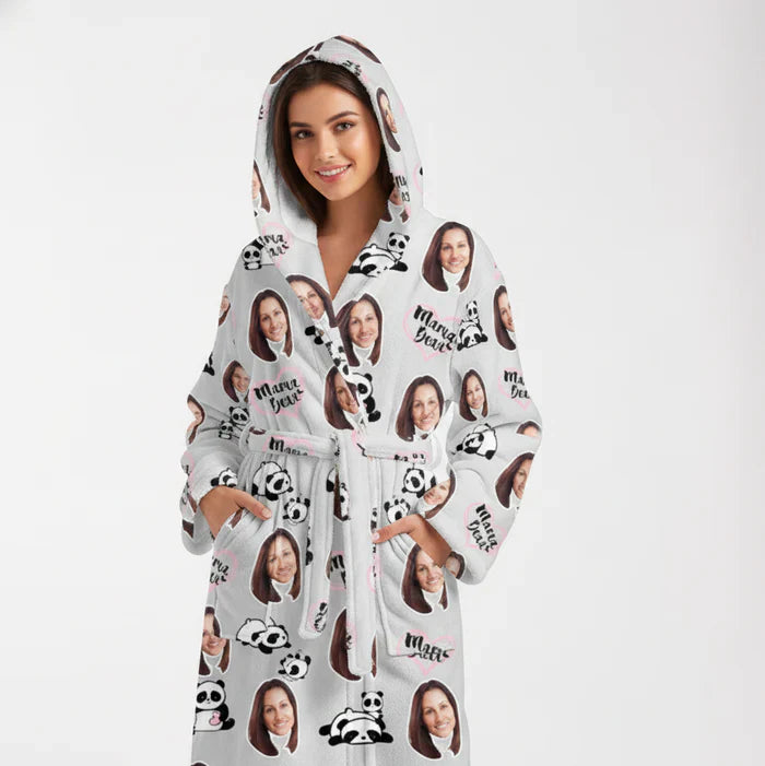 Mama Bear Personalised Dressing Gown