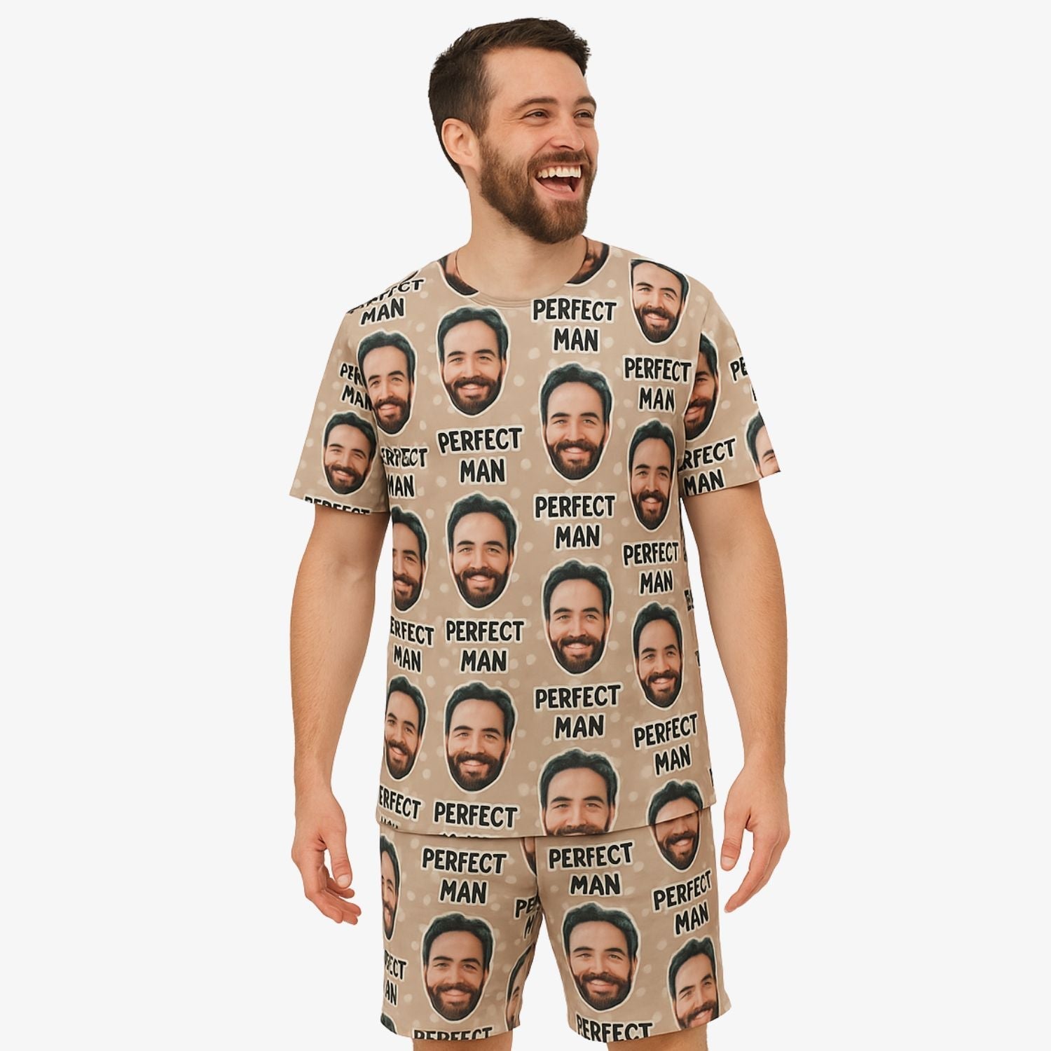perfect man personalised mens pjs