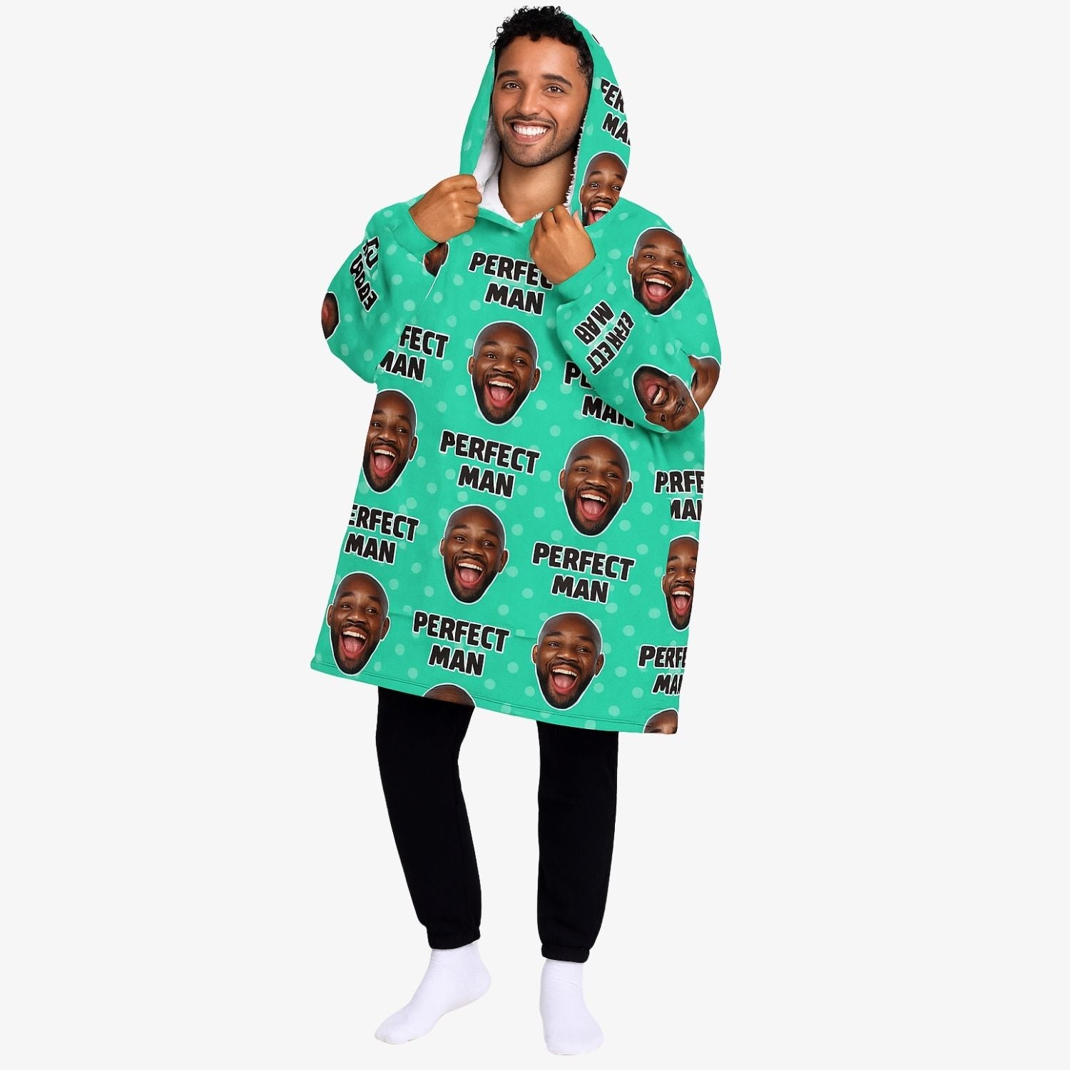 Perfect Man Chillzy Hoodie Blanket