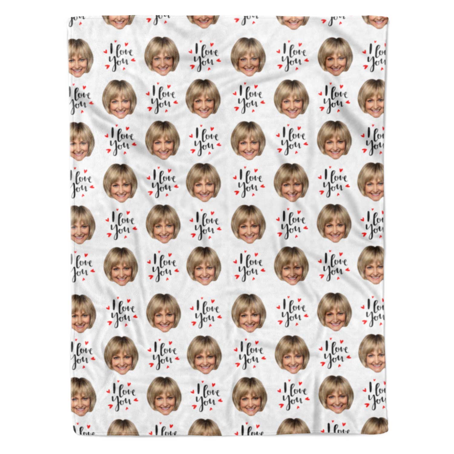 I Love You Personalised Blanket