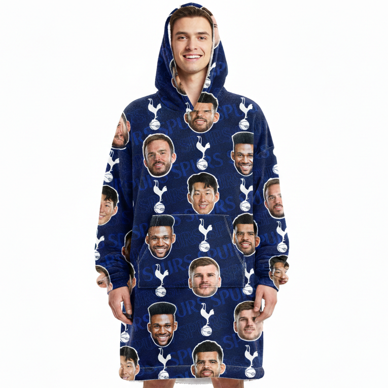 Personalised Spurs Players Hoodie Blanket