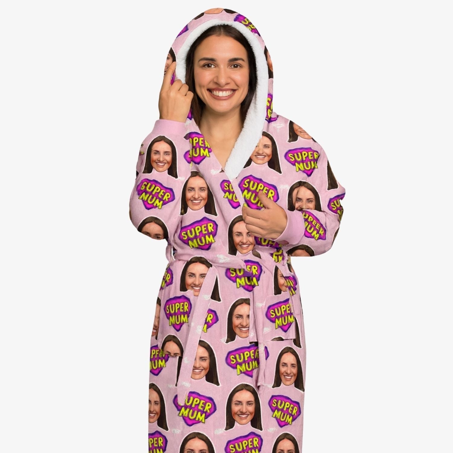 Super Mum Personalised Dressing Gown