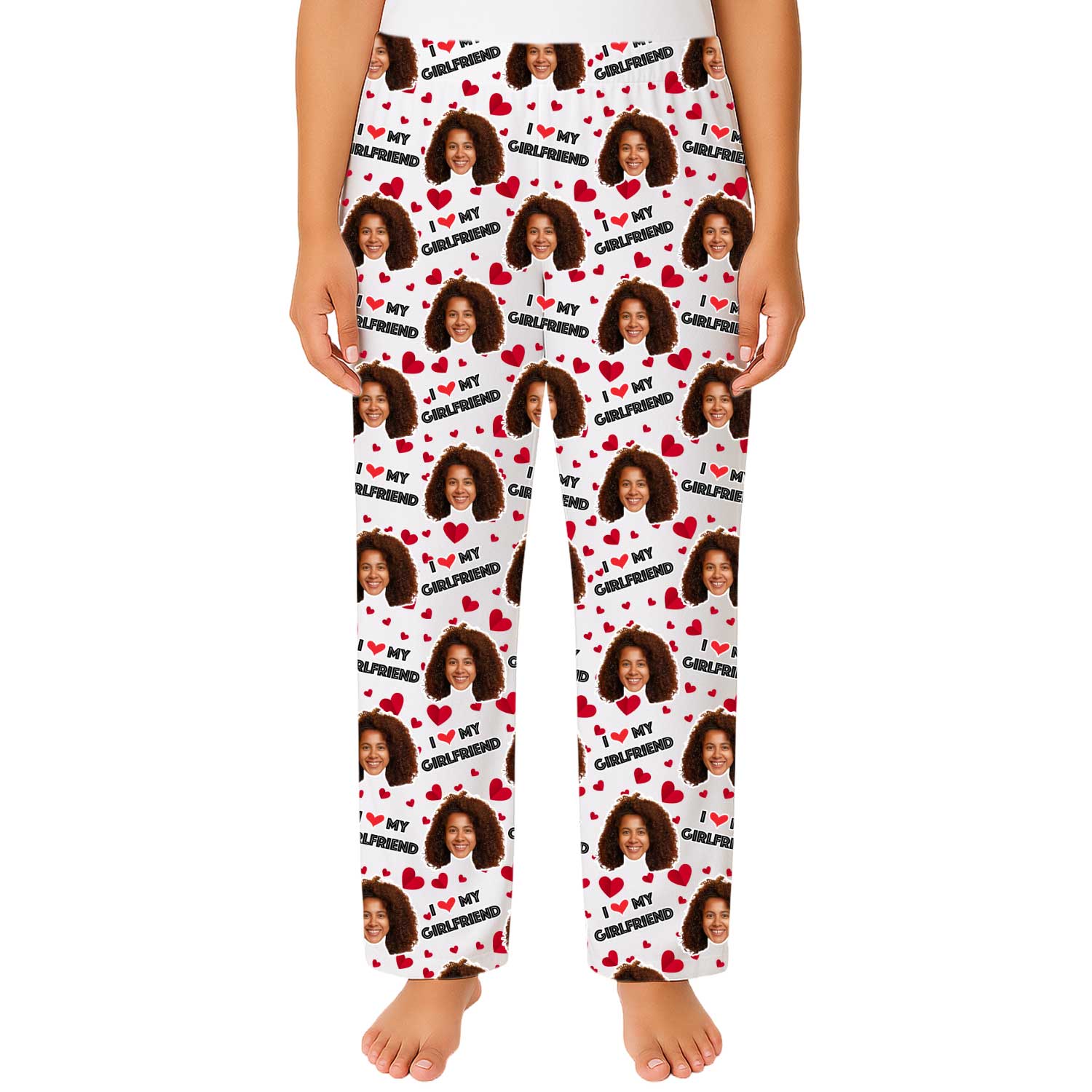 pjs with face on them
