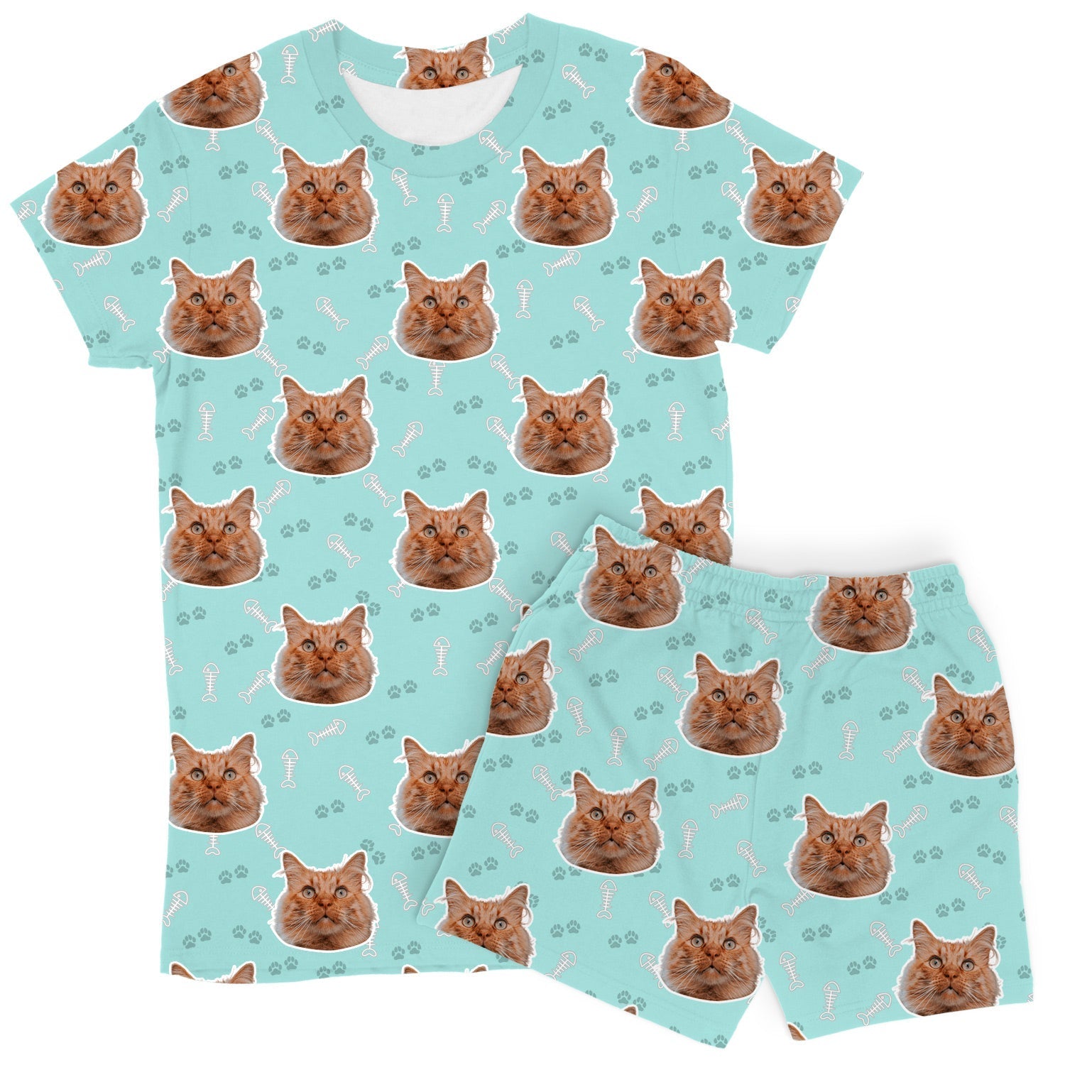 Your Cat Women's Personalised PJs - Shorts Set