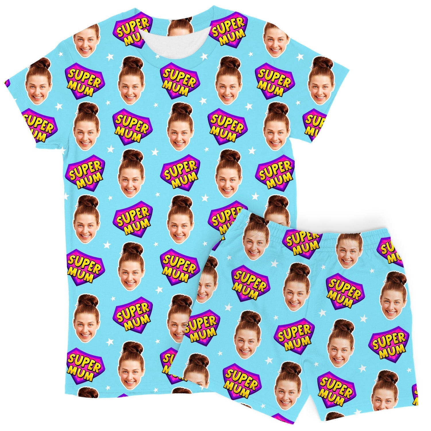 Mum Custom Women's PJ Shorts Set