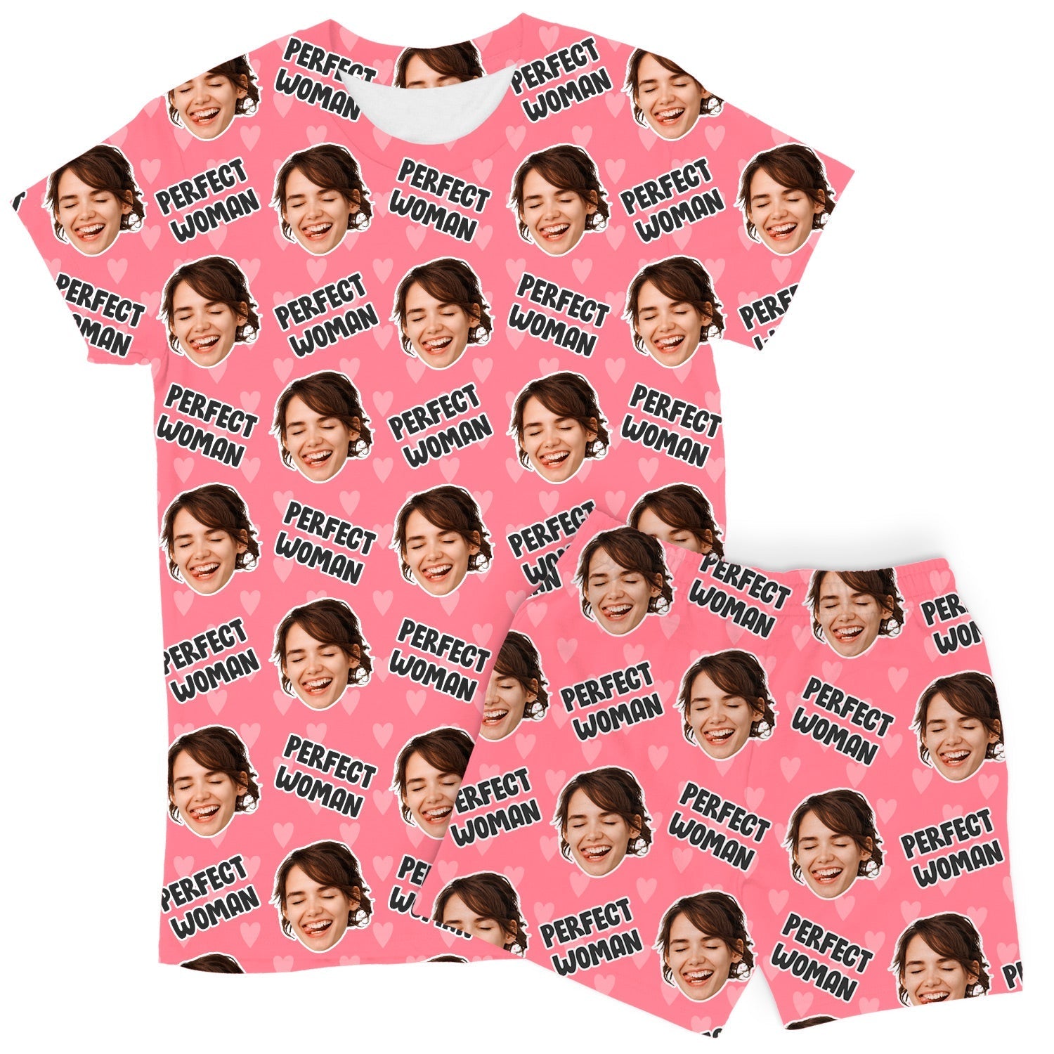 Women's Perfect Woman Personalised PJs - Shorts Set