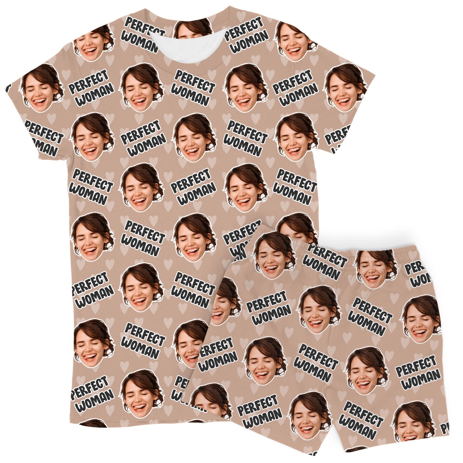 Women's Perfect Woman Personalised PJs - Shorts Set