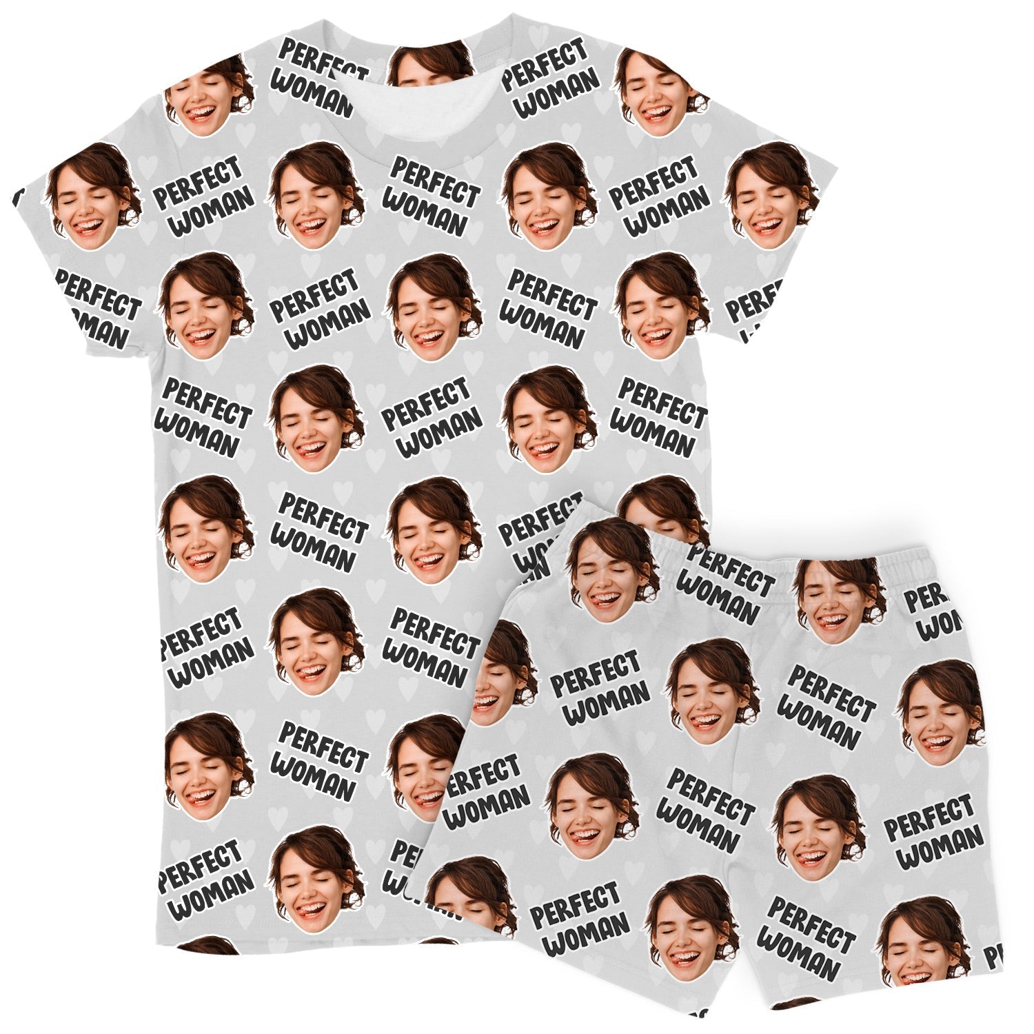 Women's Perfect Woman Personalised PJs - Shorts Set