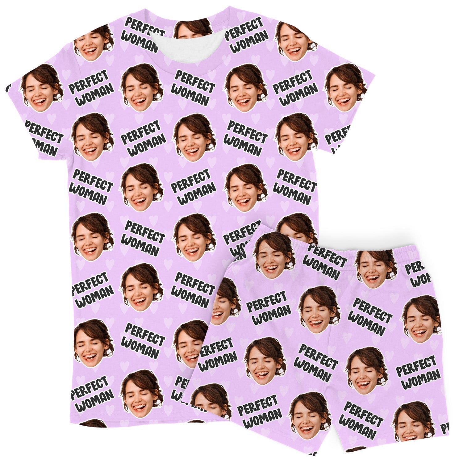Women's Perfect Woman Personalised PJs - Shorts Set