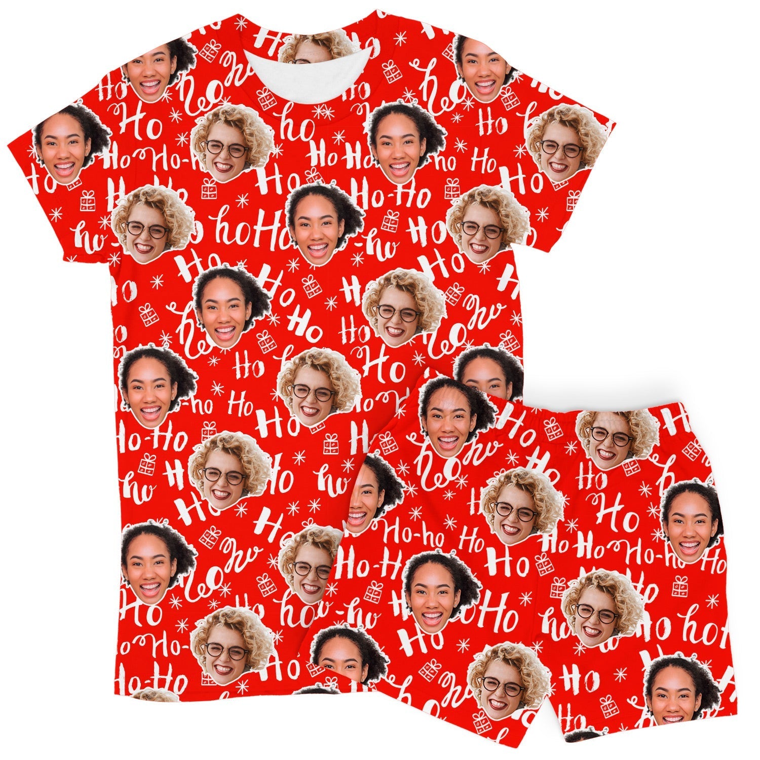 personalised Women's PJ Shorts Set