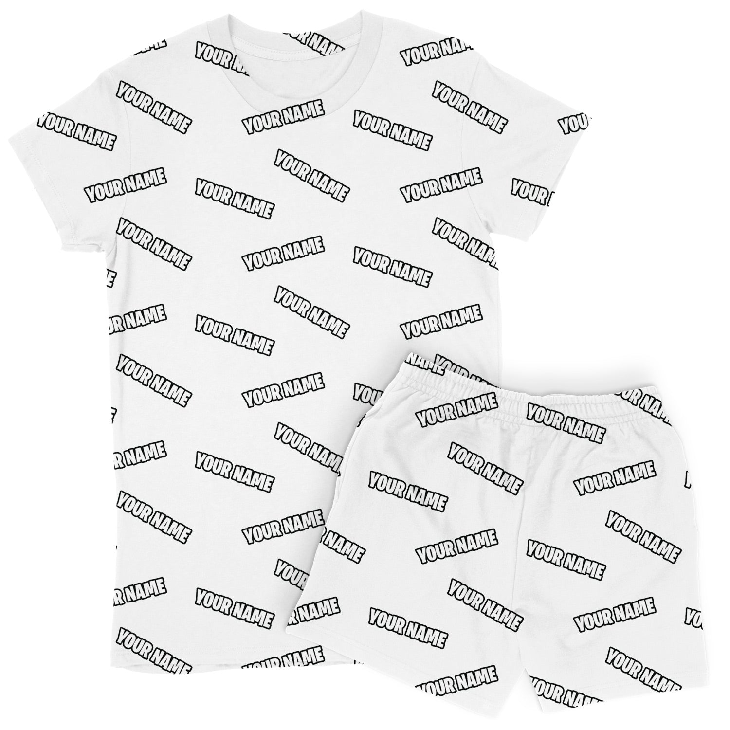 Your Name Women's Personalised PJs - Shorts Set