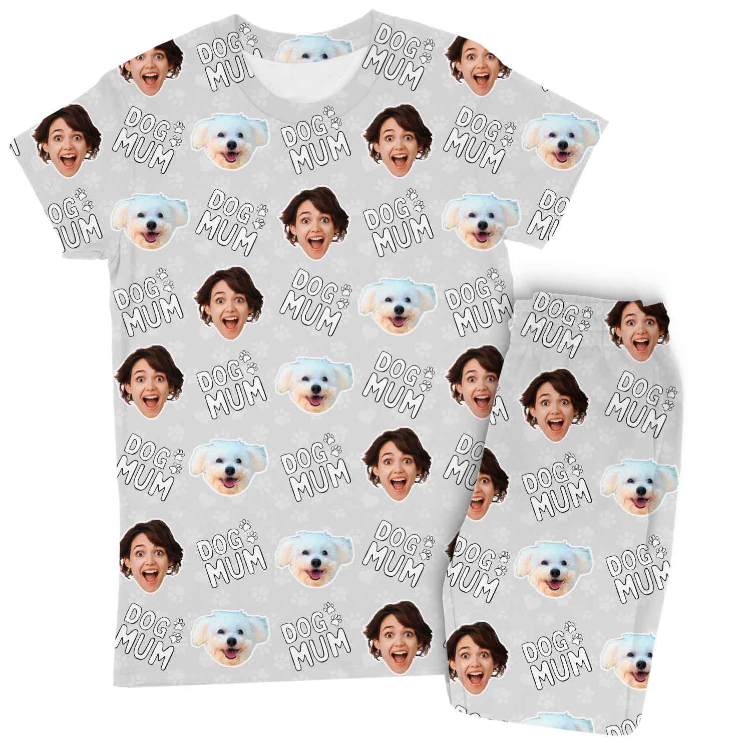 Women's Dog Mum Personalised Pyjamas - Trouser Set