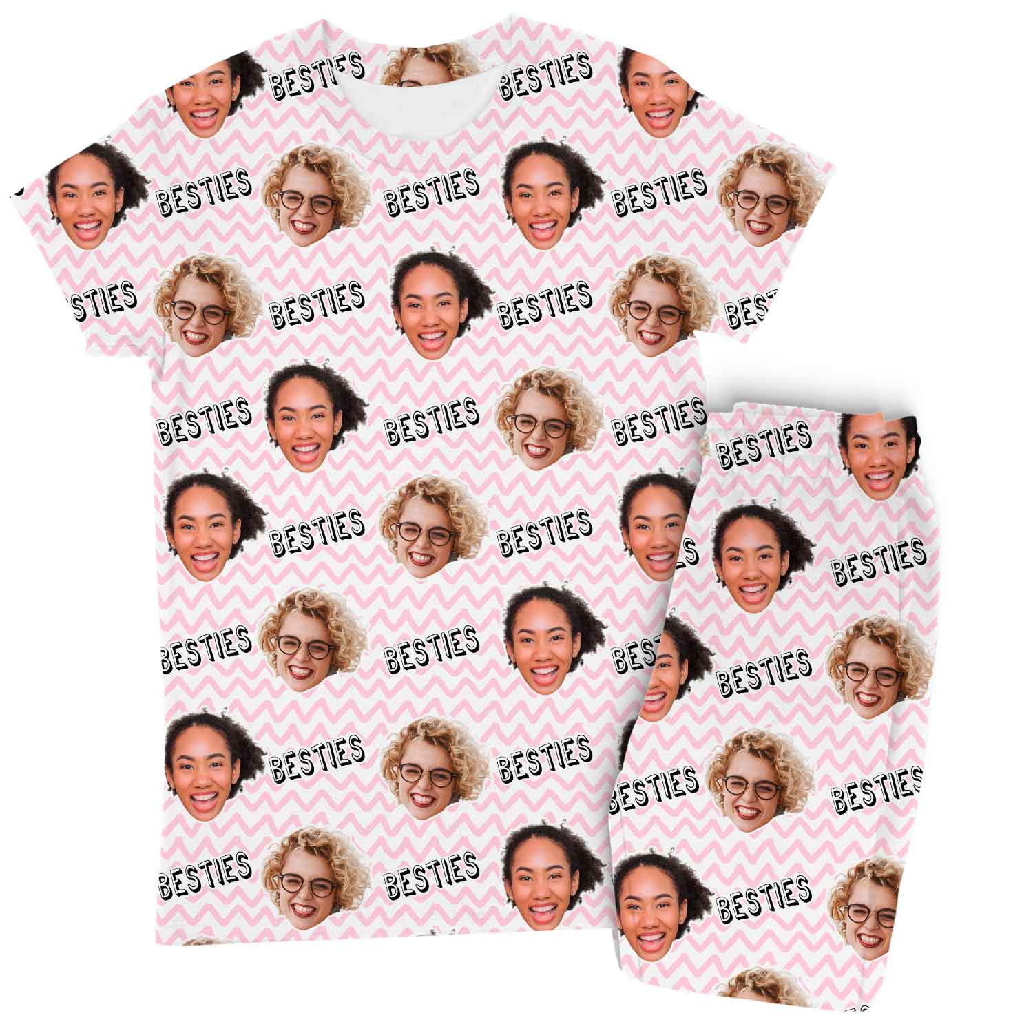 Besties Custom Women's PJ Trousers Set