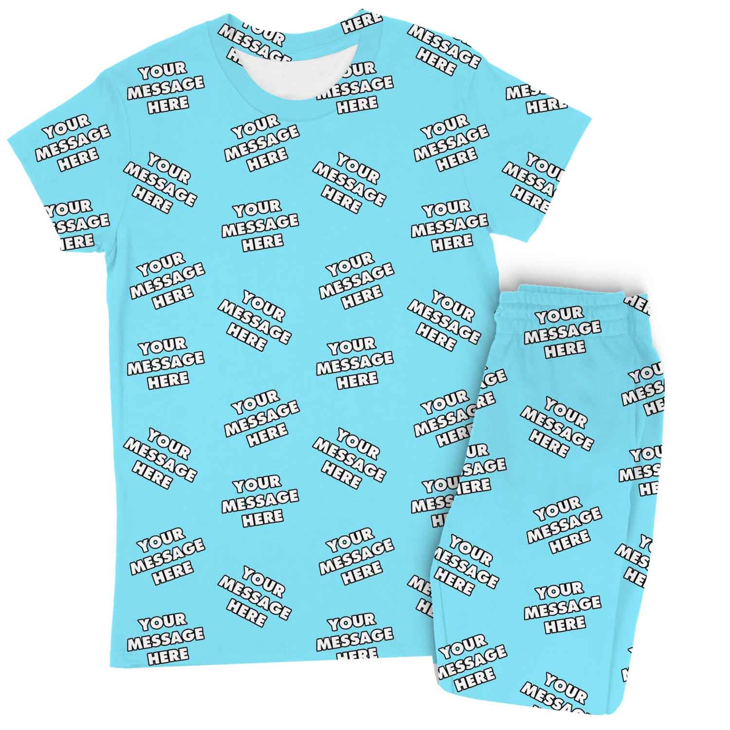 Women's Personalised Message Pyjamas - Trouser Set