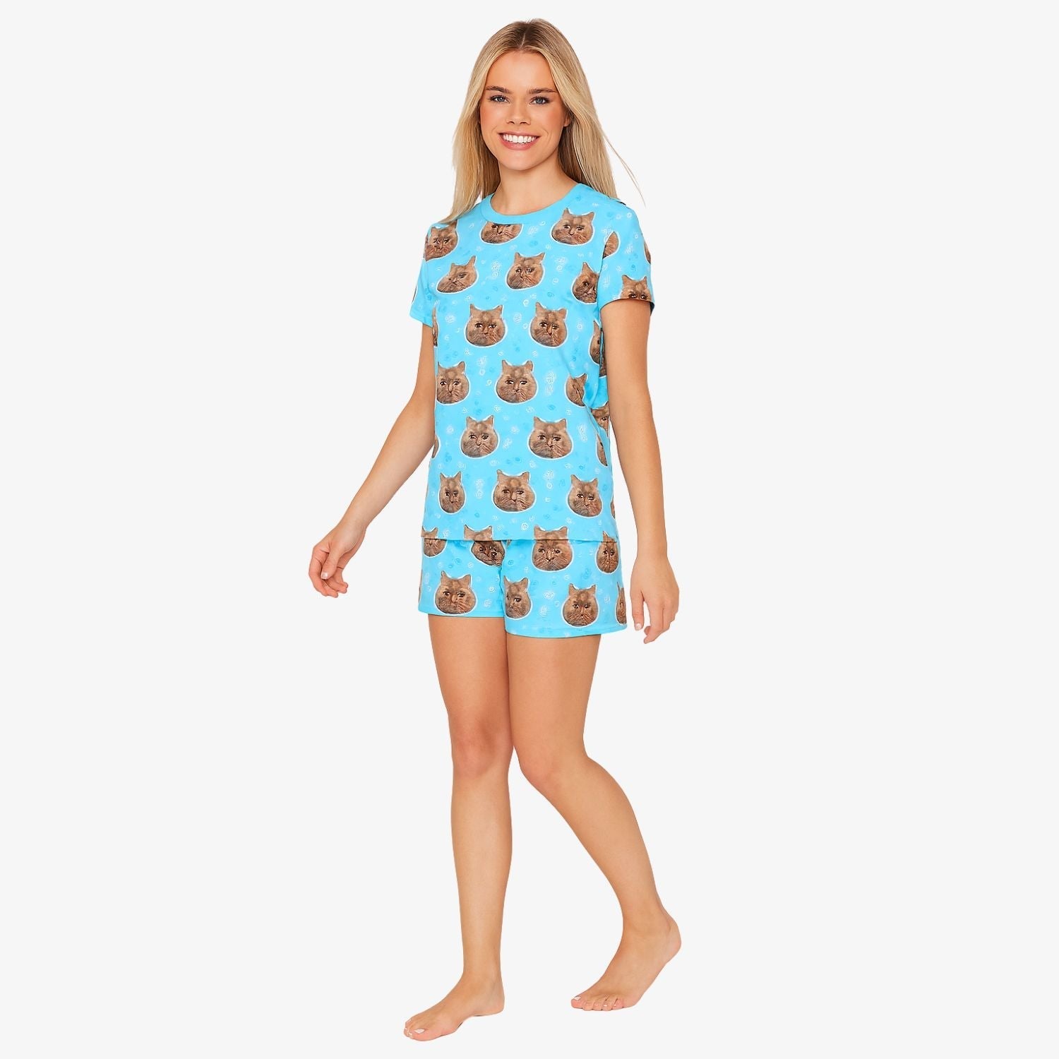 Your Cat Women's Personalised PJs - Shorts Set