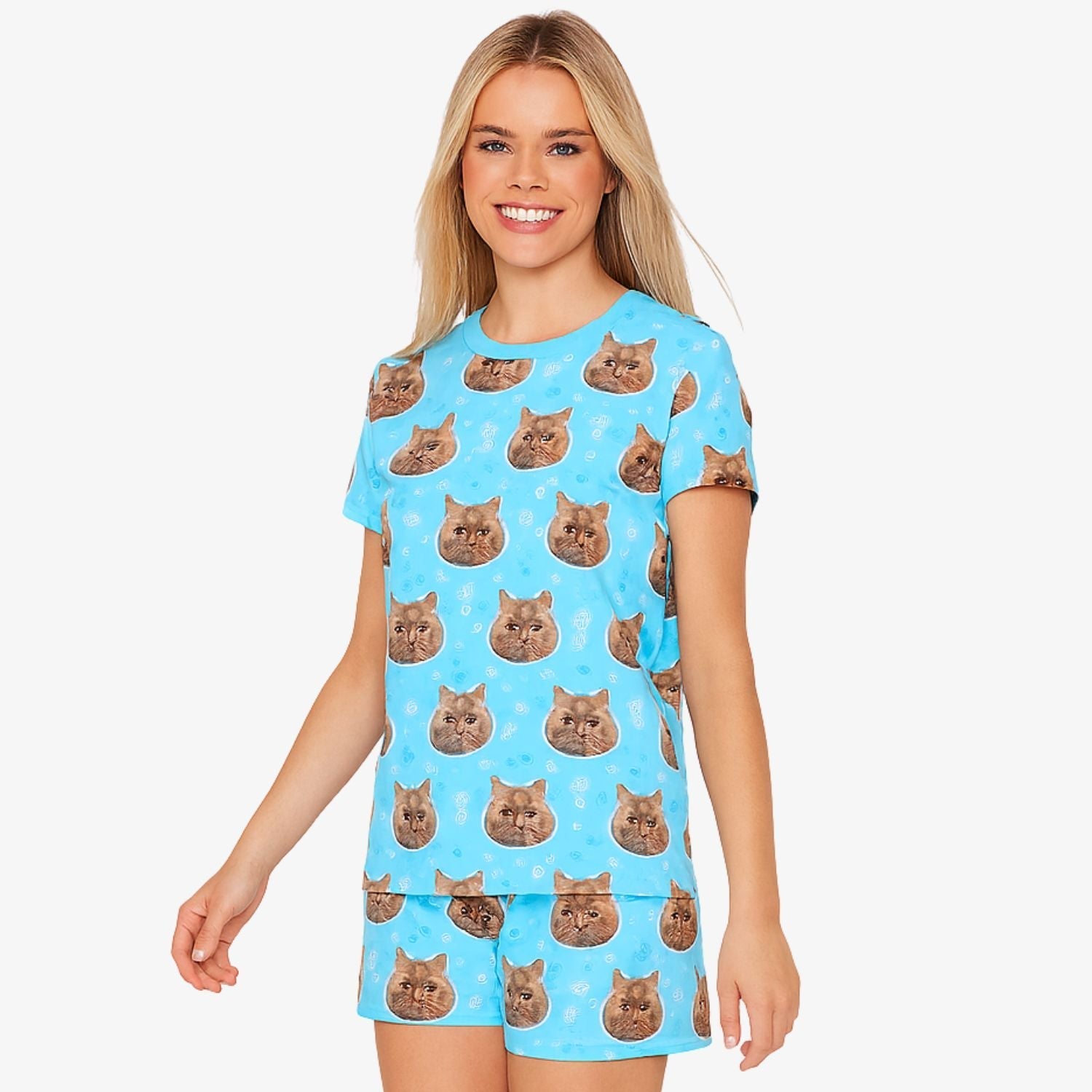 Your Cat Women's Personalised PJs - Shorts Set