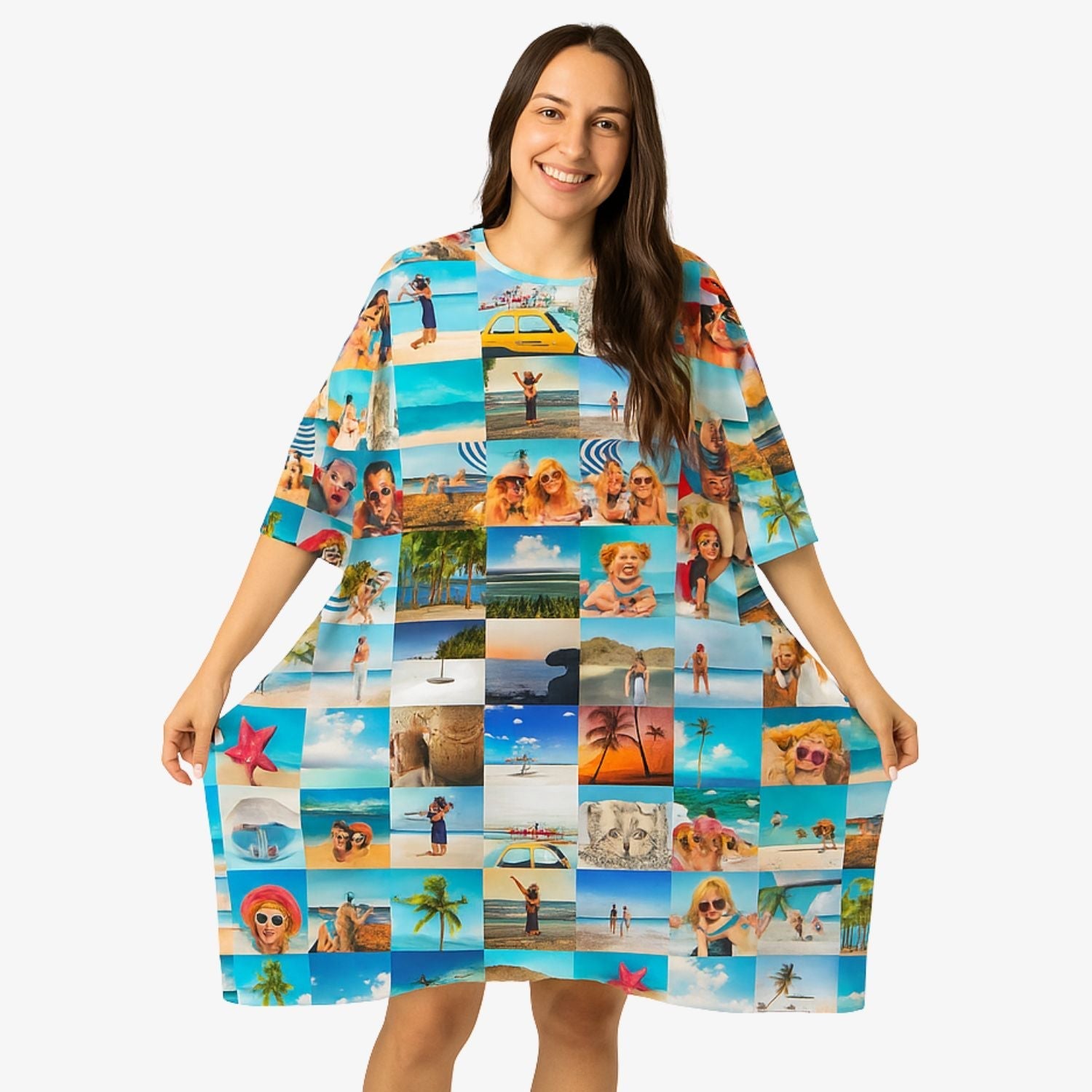 Photo Collage Custom Sleep Tee