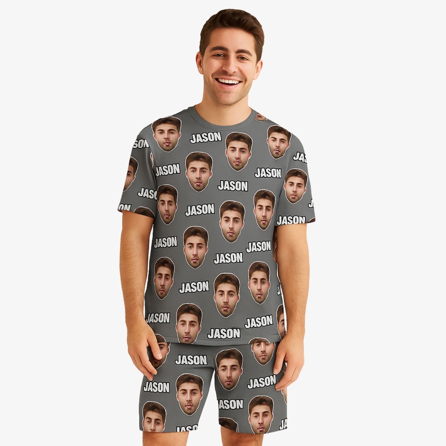 Your Face & Name Men's Personalised PJs
