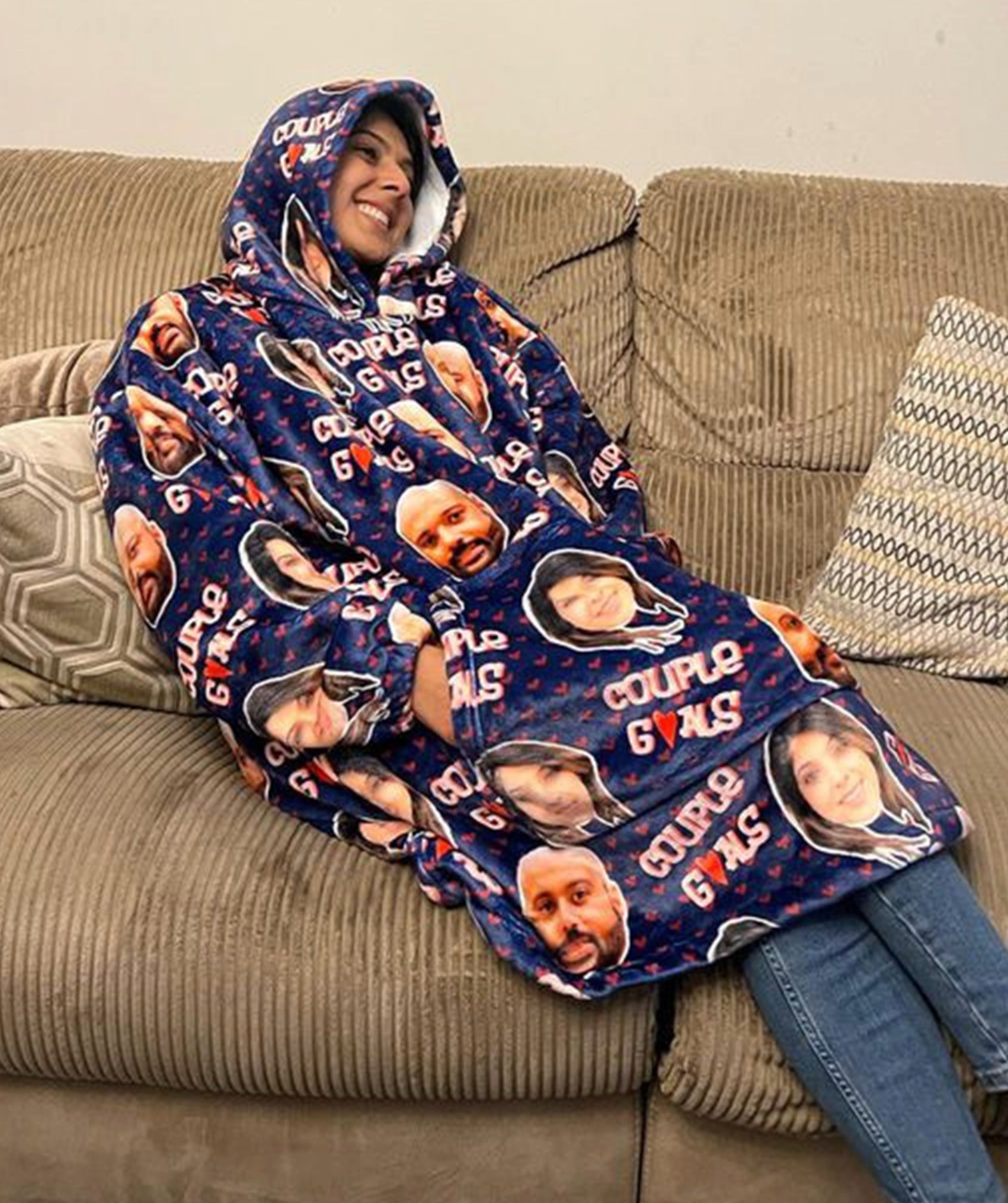 Couple Goals Chillzy Hoodie Blanket